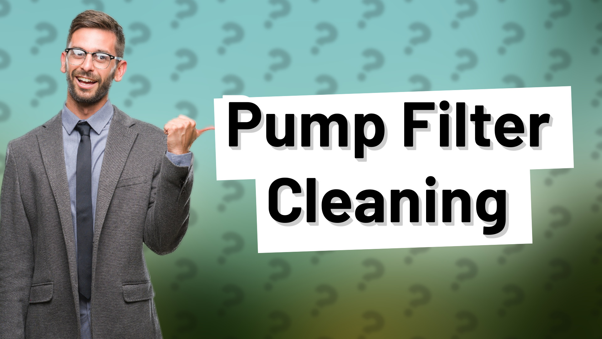 Pump Filter Cleaning