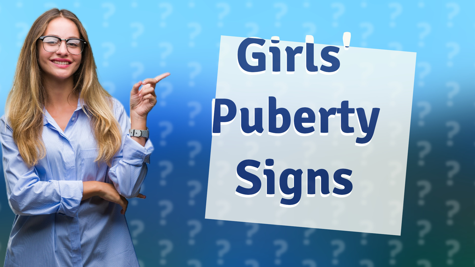 Girls' Puberty Signs