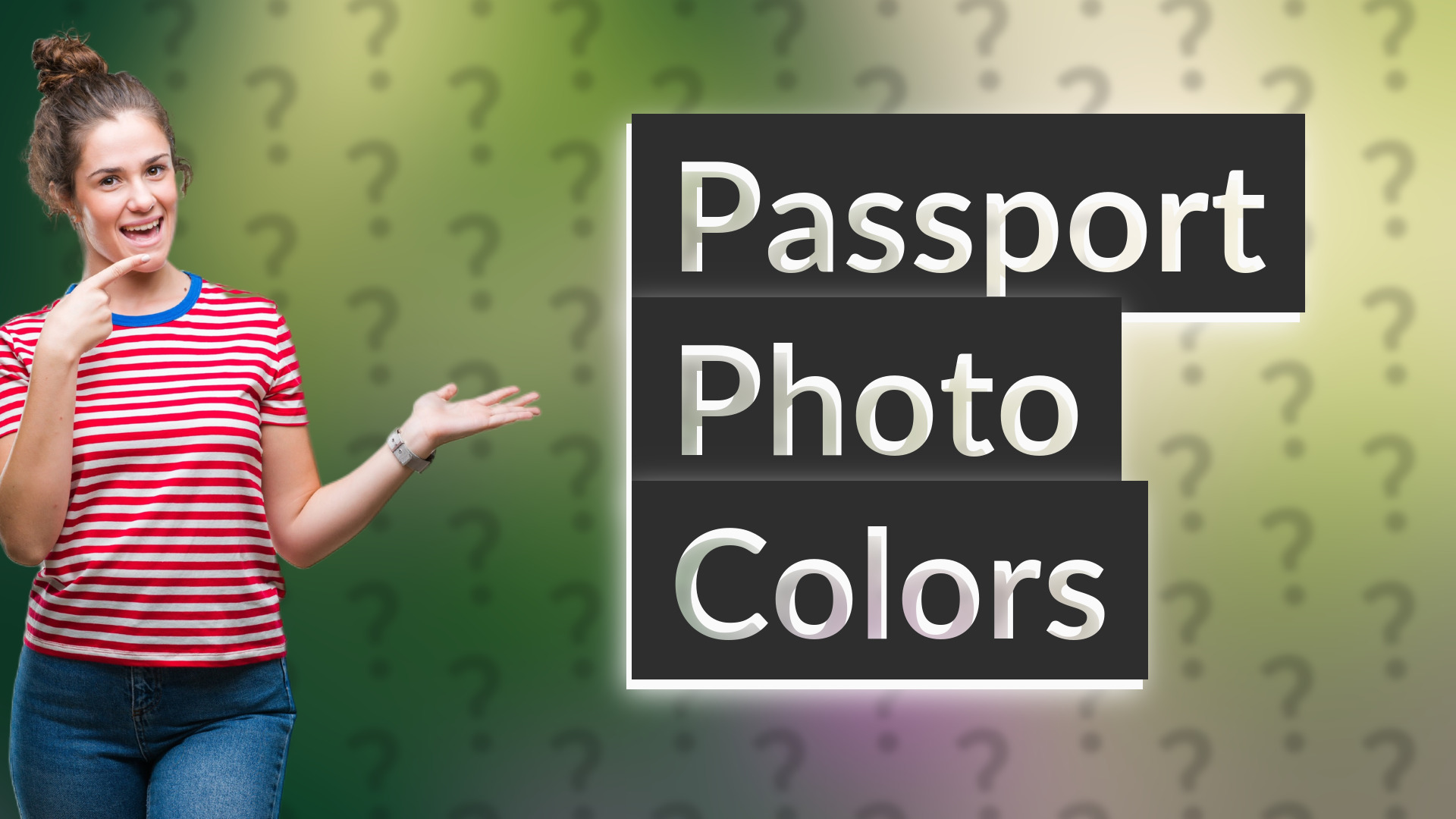 Passport Photo Colors