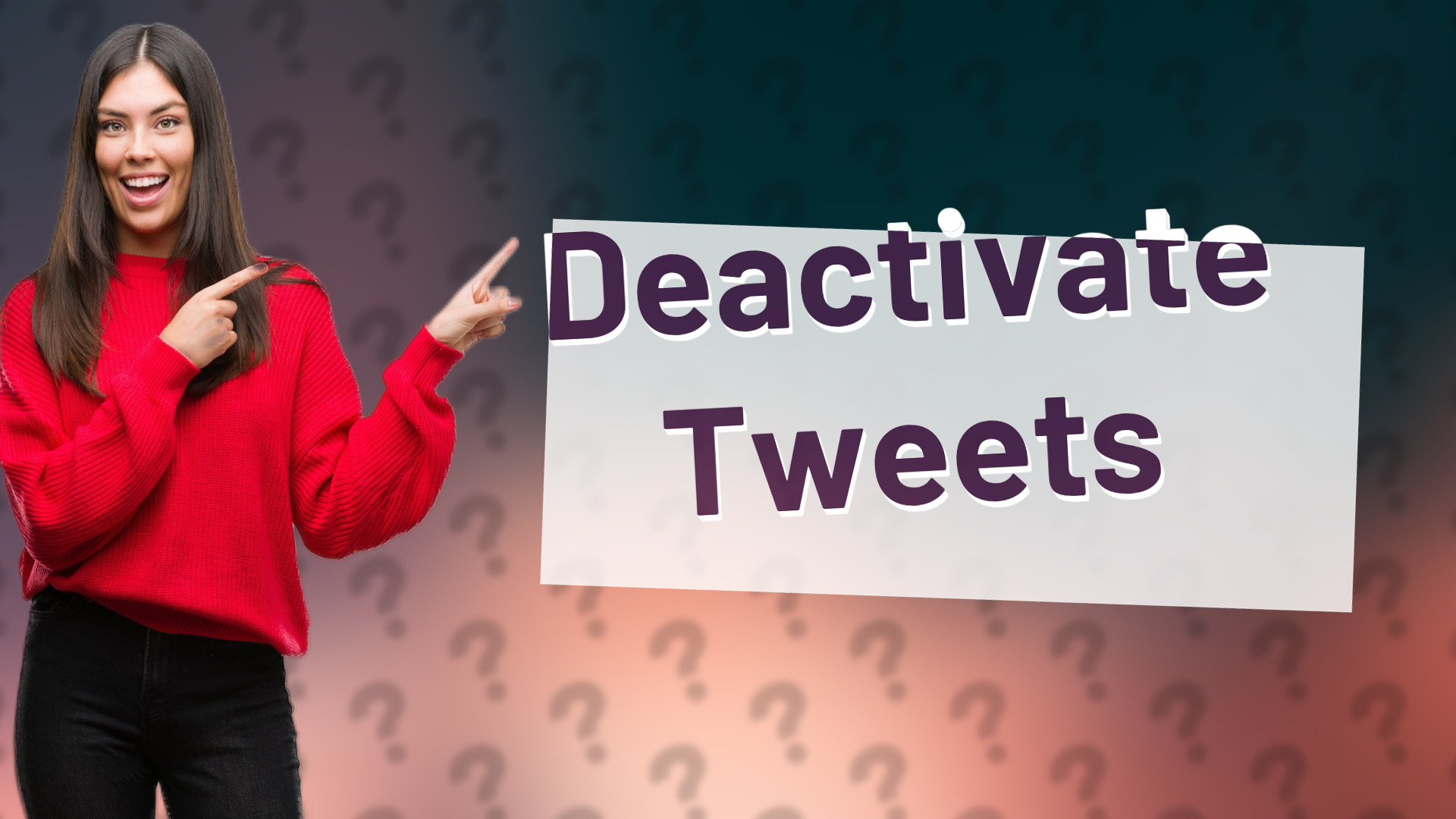 Deactivate Tweets