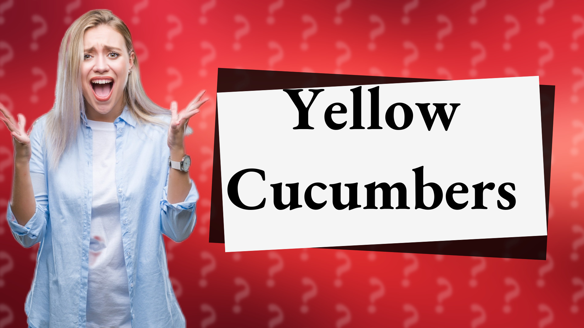 Yellow Cucumbers