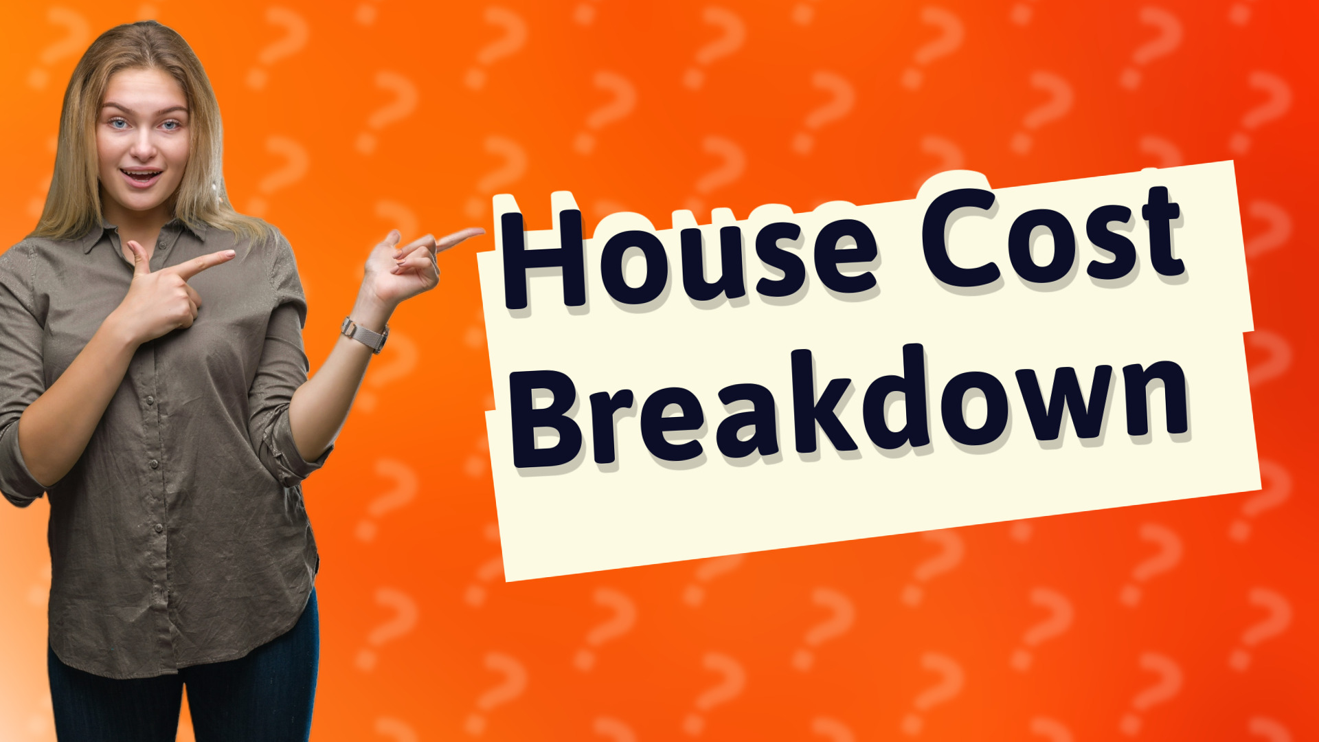 House Cost Breakdown