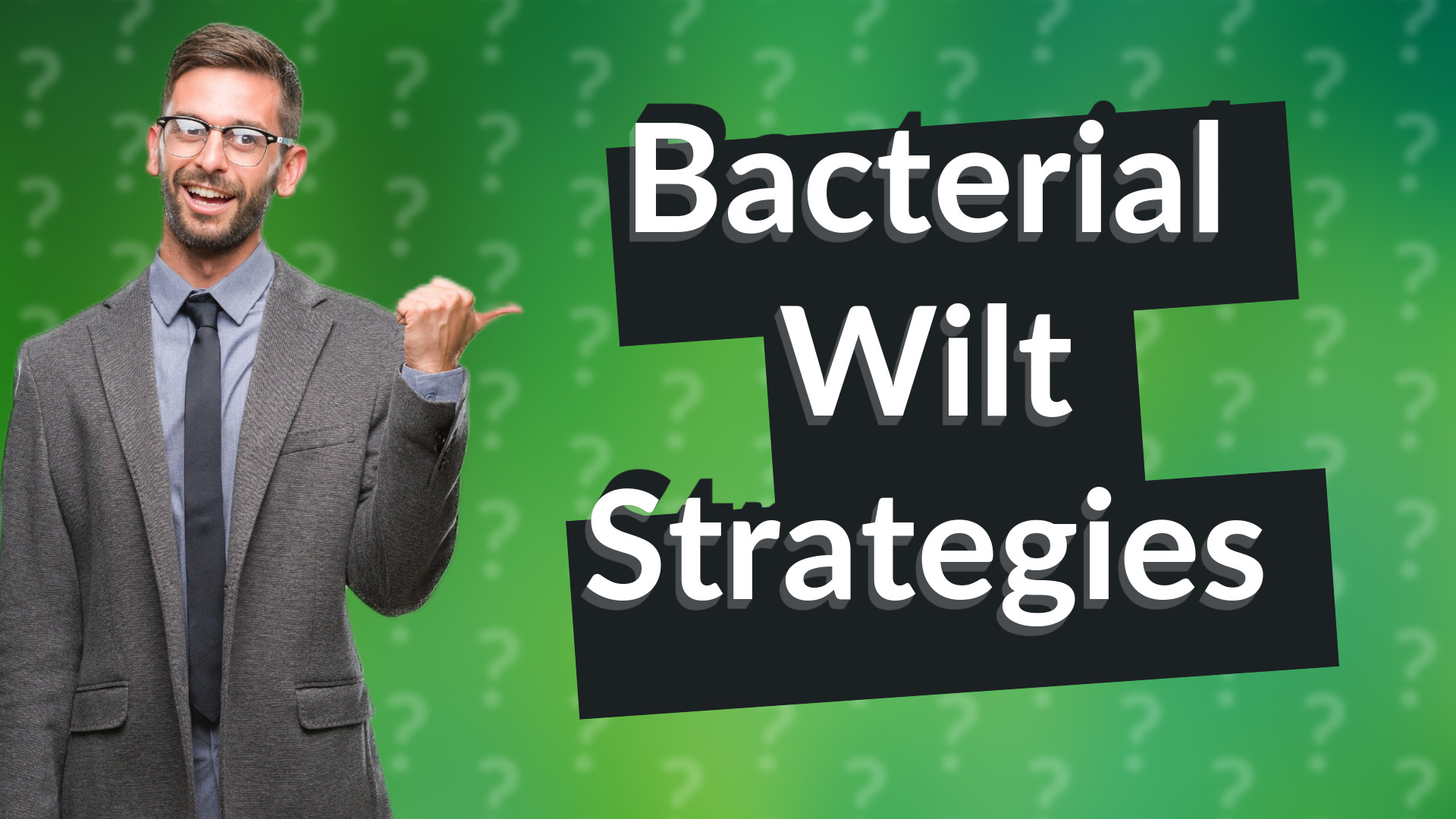 Bacterial Wilt Strategies