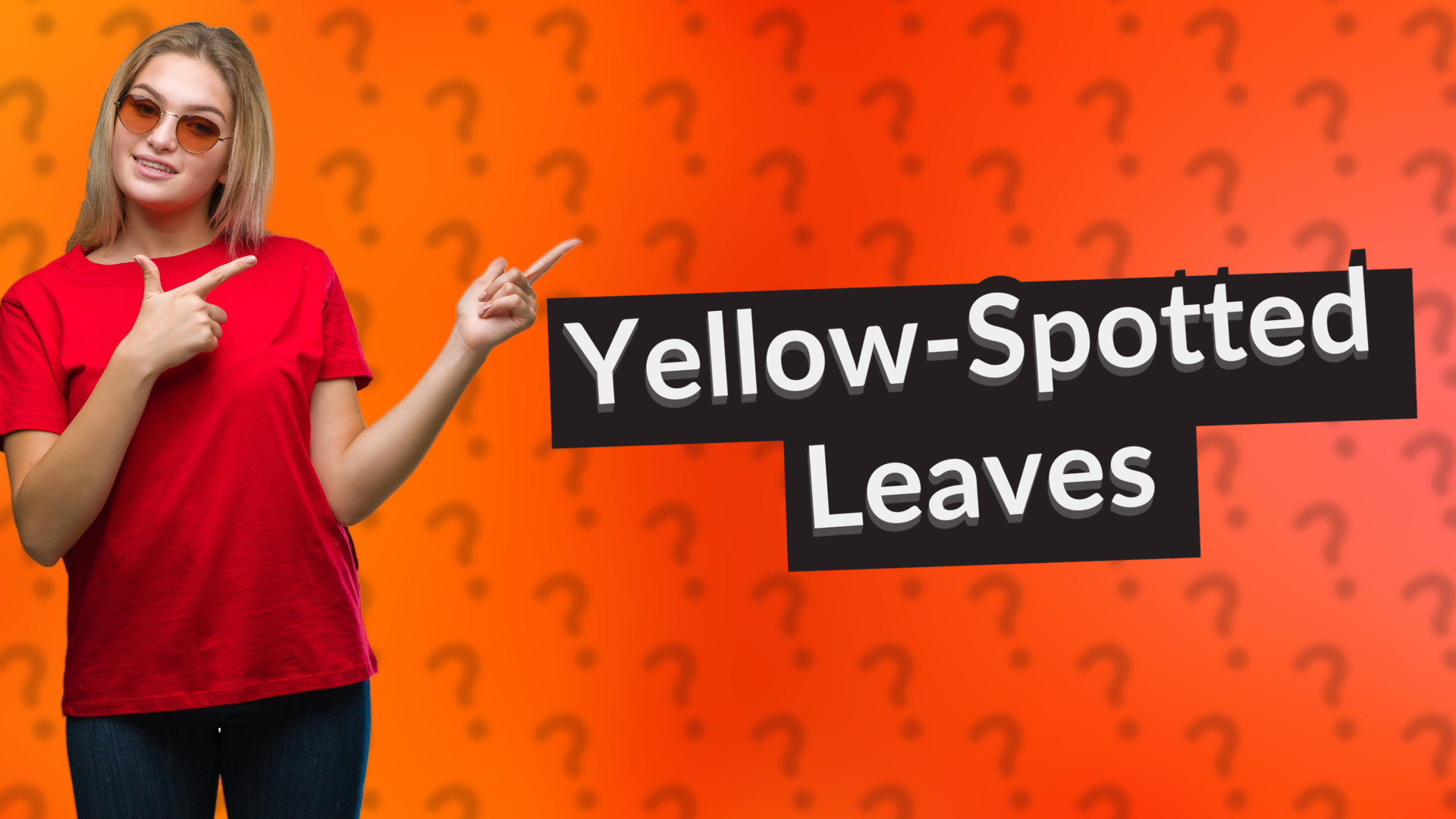 Yellow-Spotted Leaves
