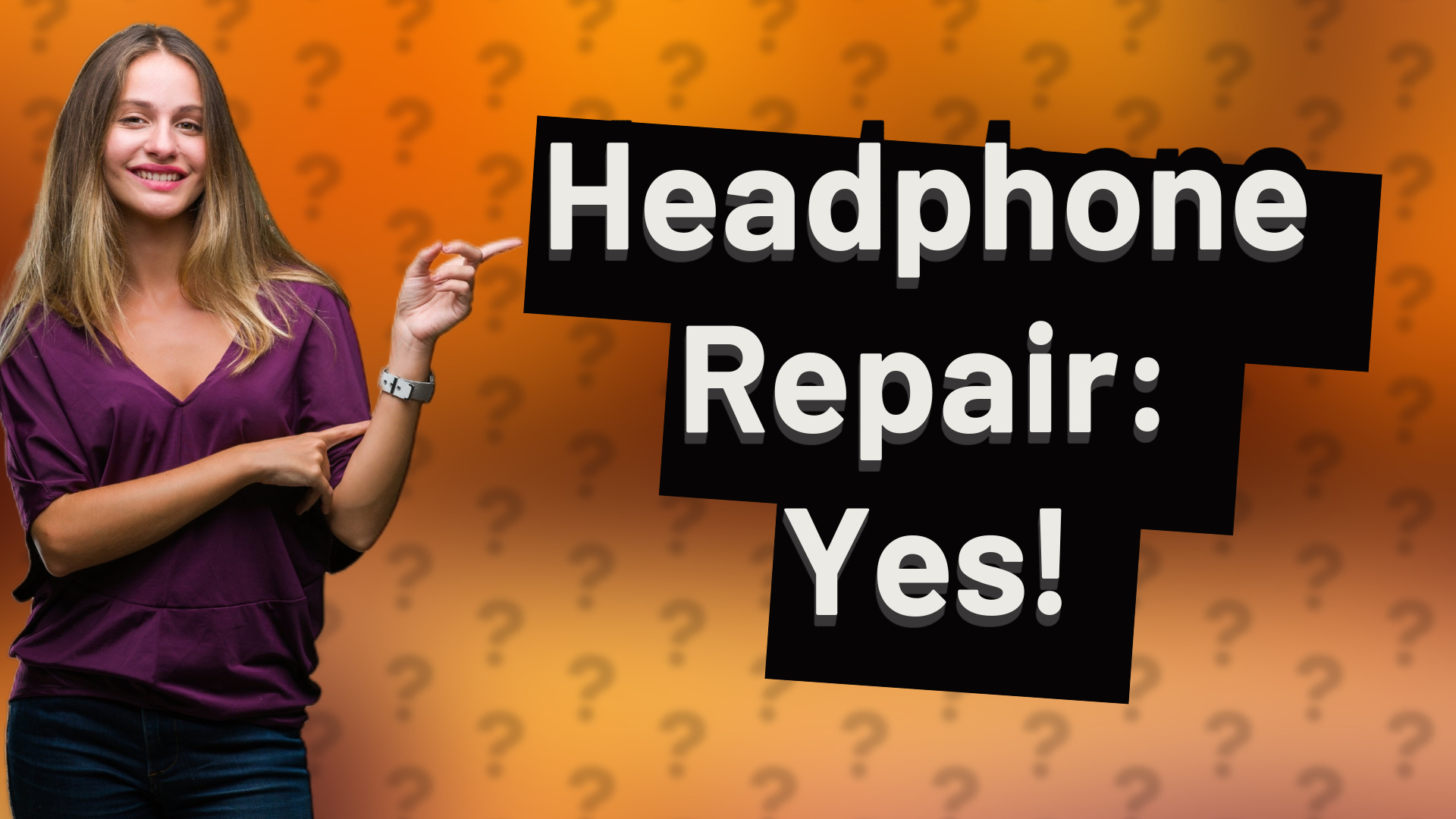 Headphone Repair: Yes!