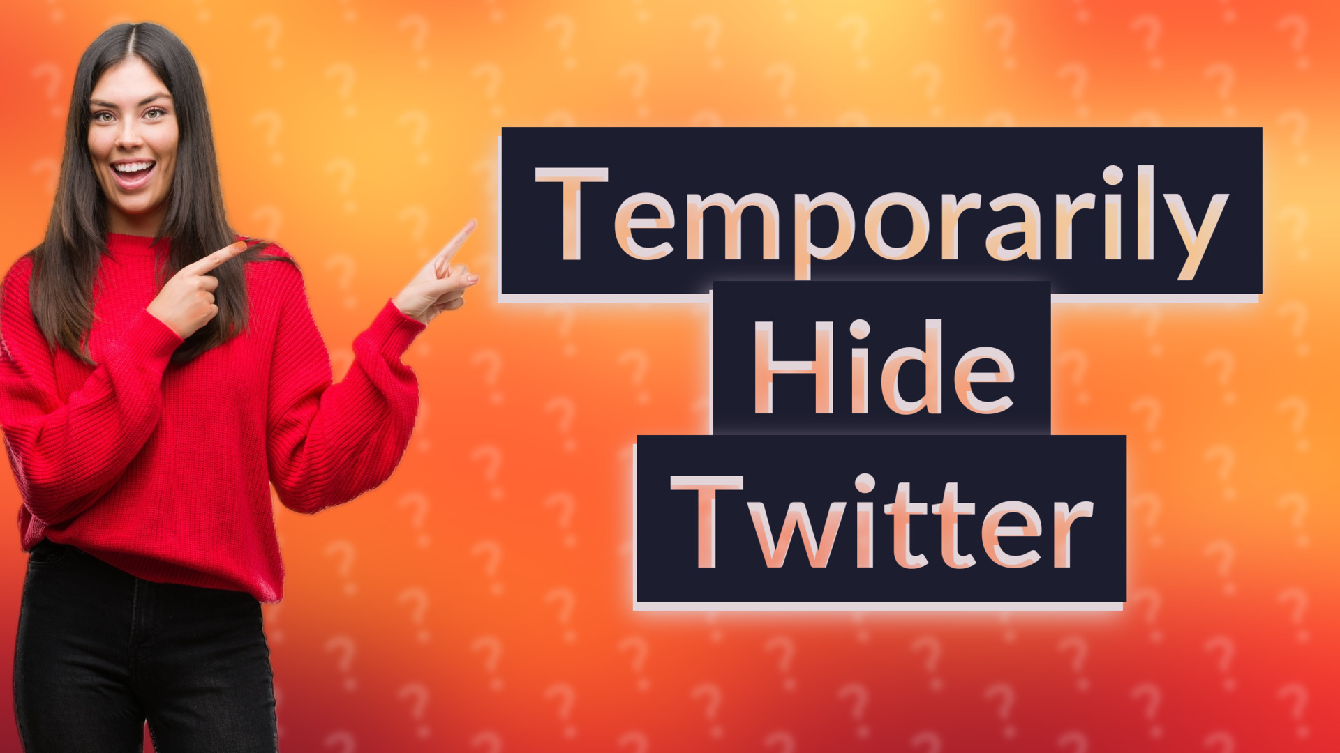 Temporarily Hide Twitter