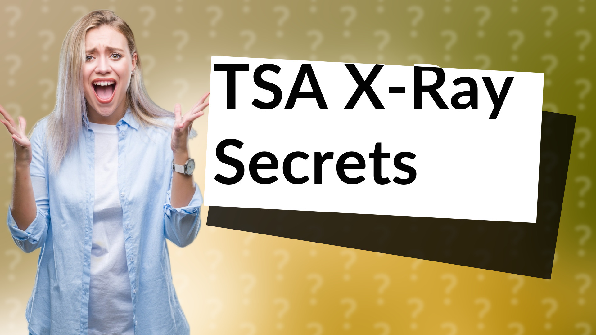 TSA X-Ray Secrets