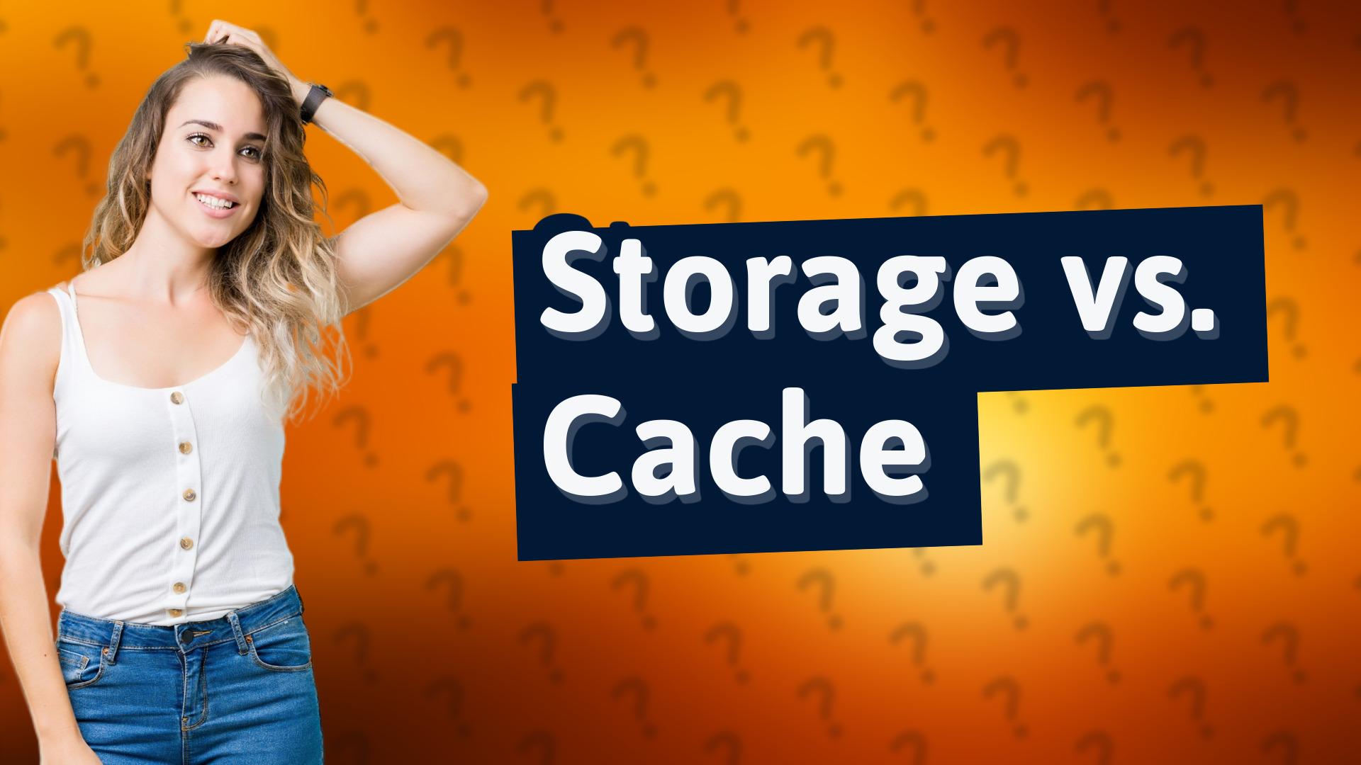 Storage vs. Cache