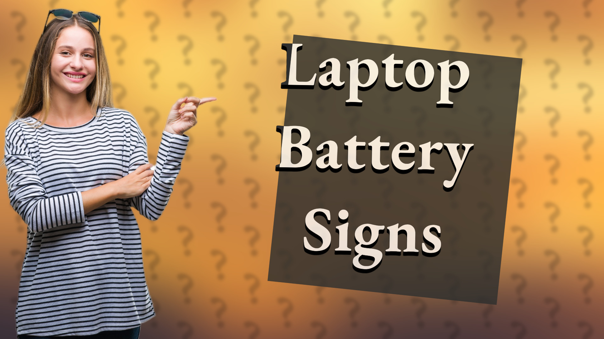 Laptop Battery Signs