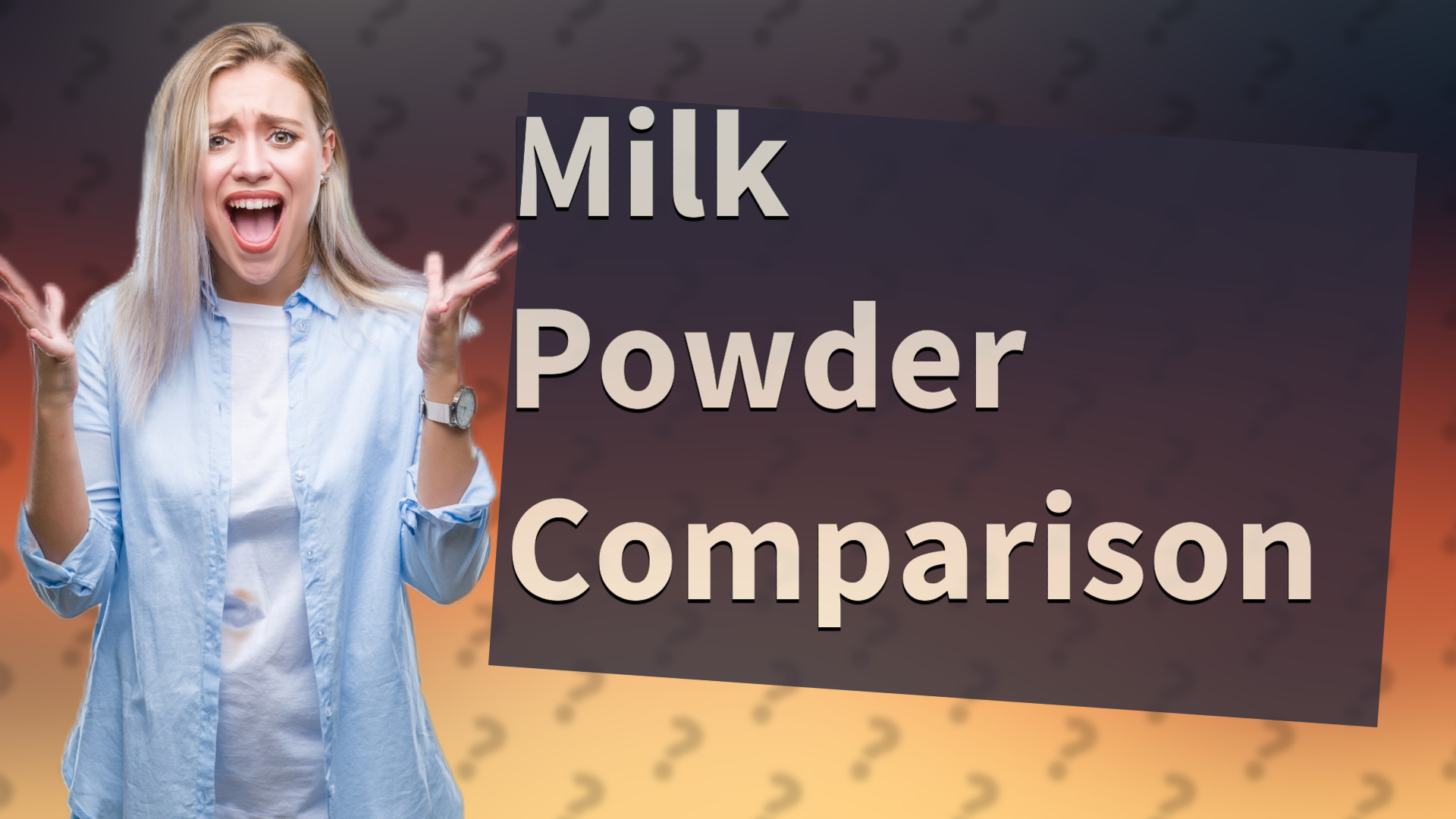 Milk Powder Comparison
