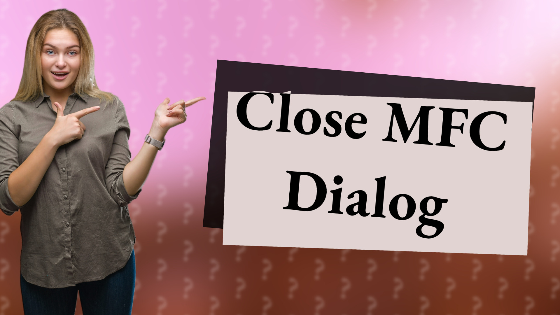 Close MFC Dialog