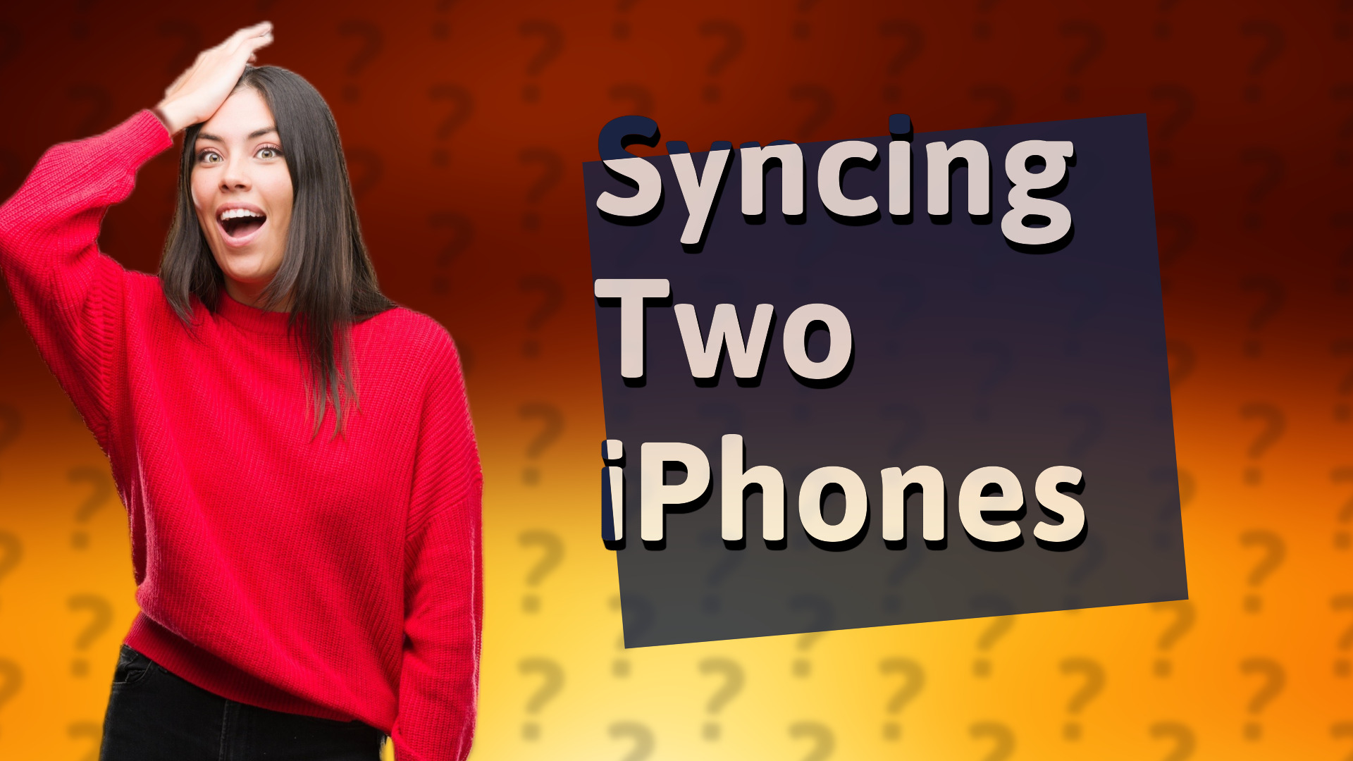 Syncing Two iPhones