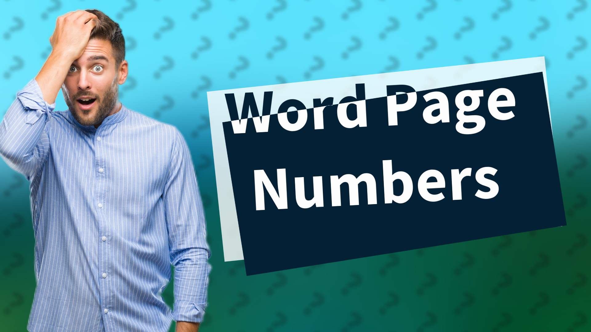 Word Page Numbers