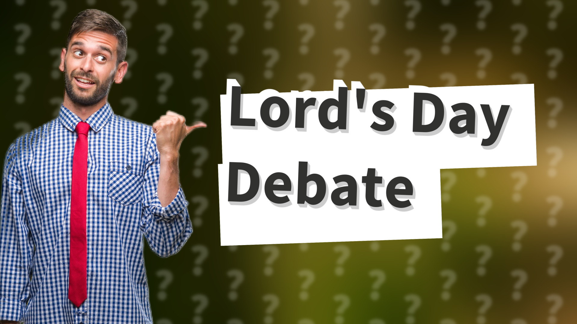 Lord's Day Debate