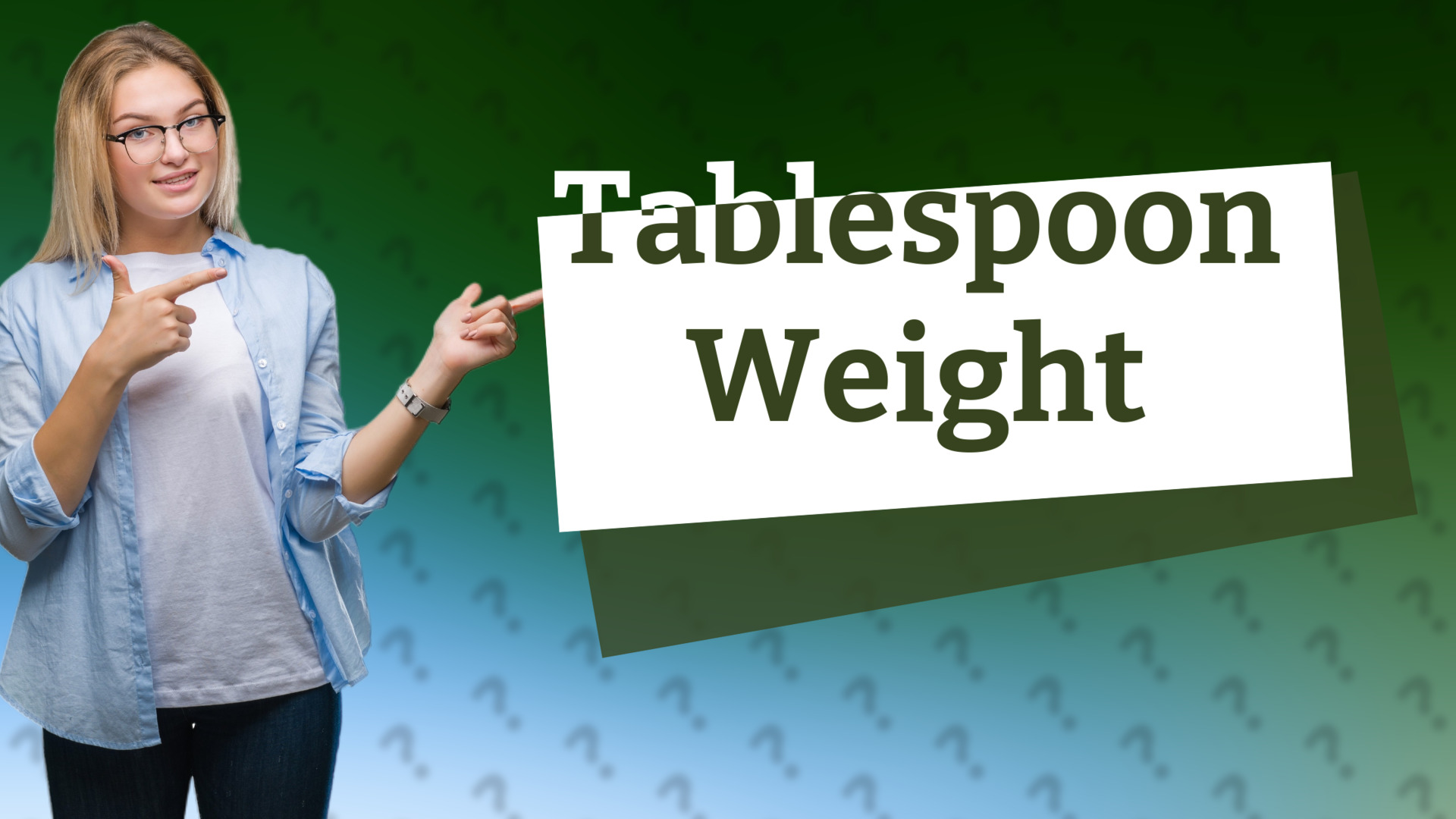Tablespoon Weight