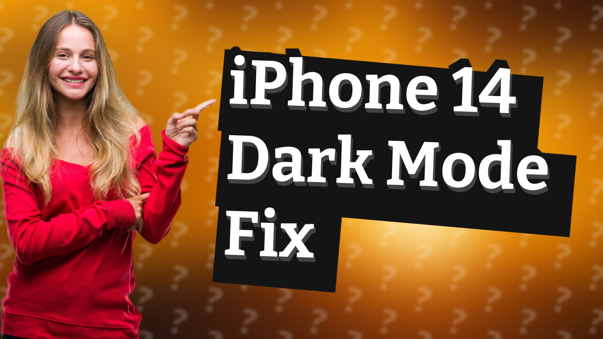 iPhone 14 Dark Mode Fix