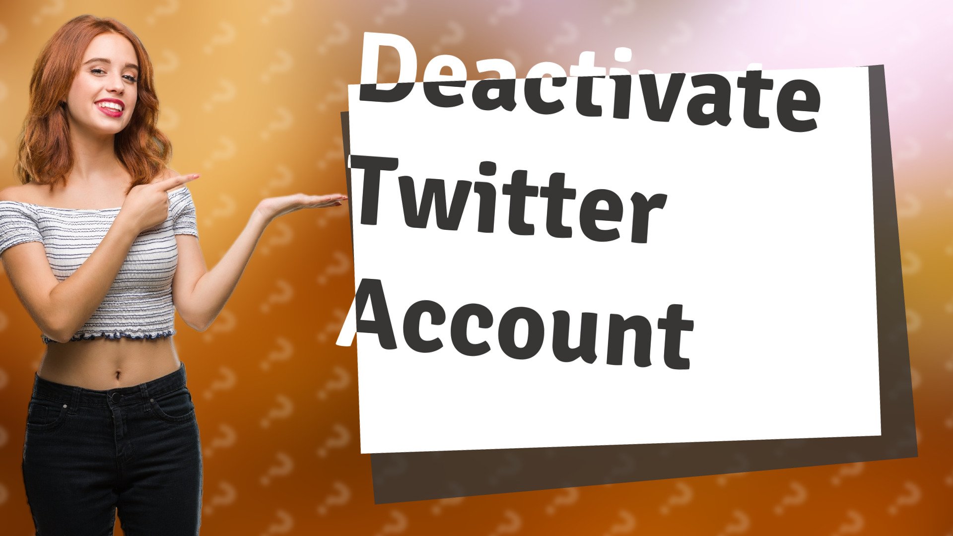 Deactivate Twitter Account