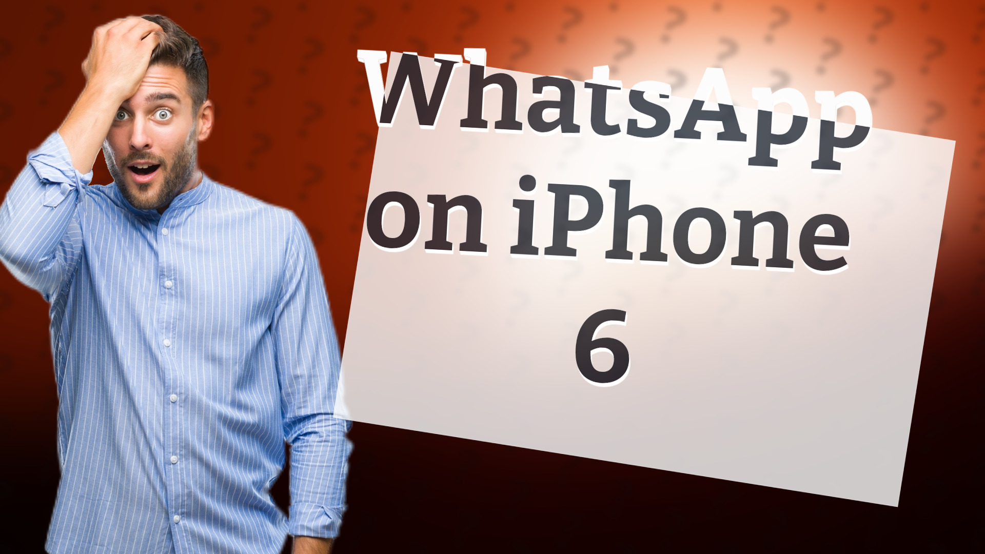 WhatsApp on iPhone 6