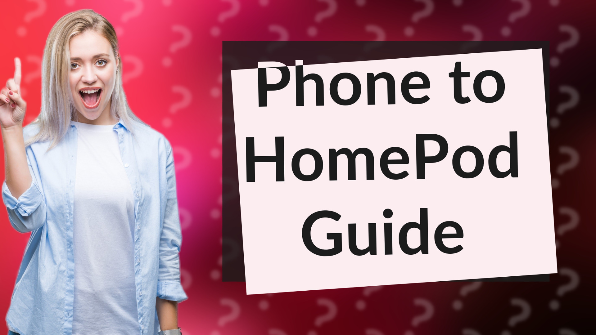 Phone to HomePod Guide