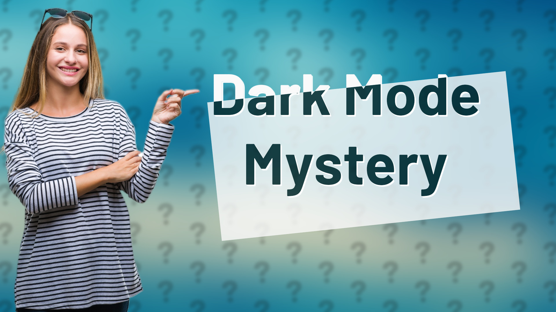 Dark Mode Mystery