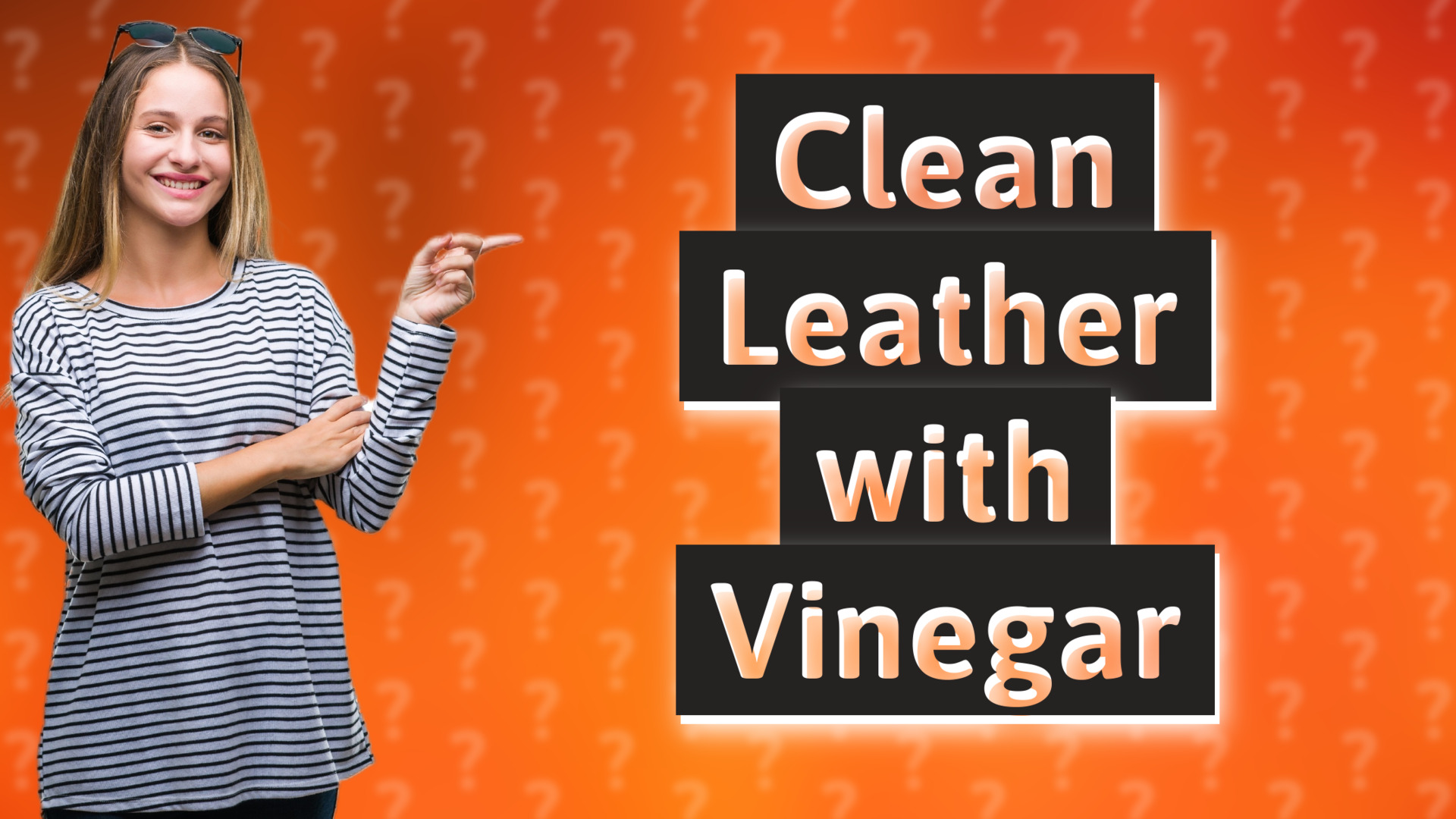 Clean Leather with Vinegar