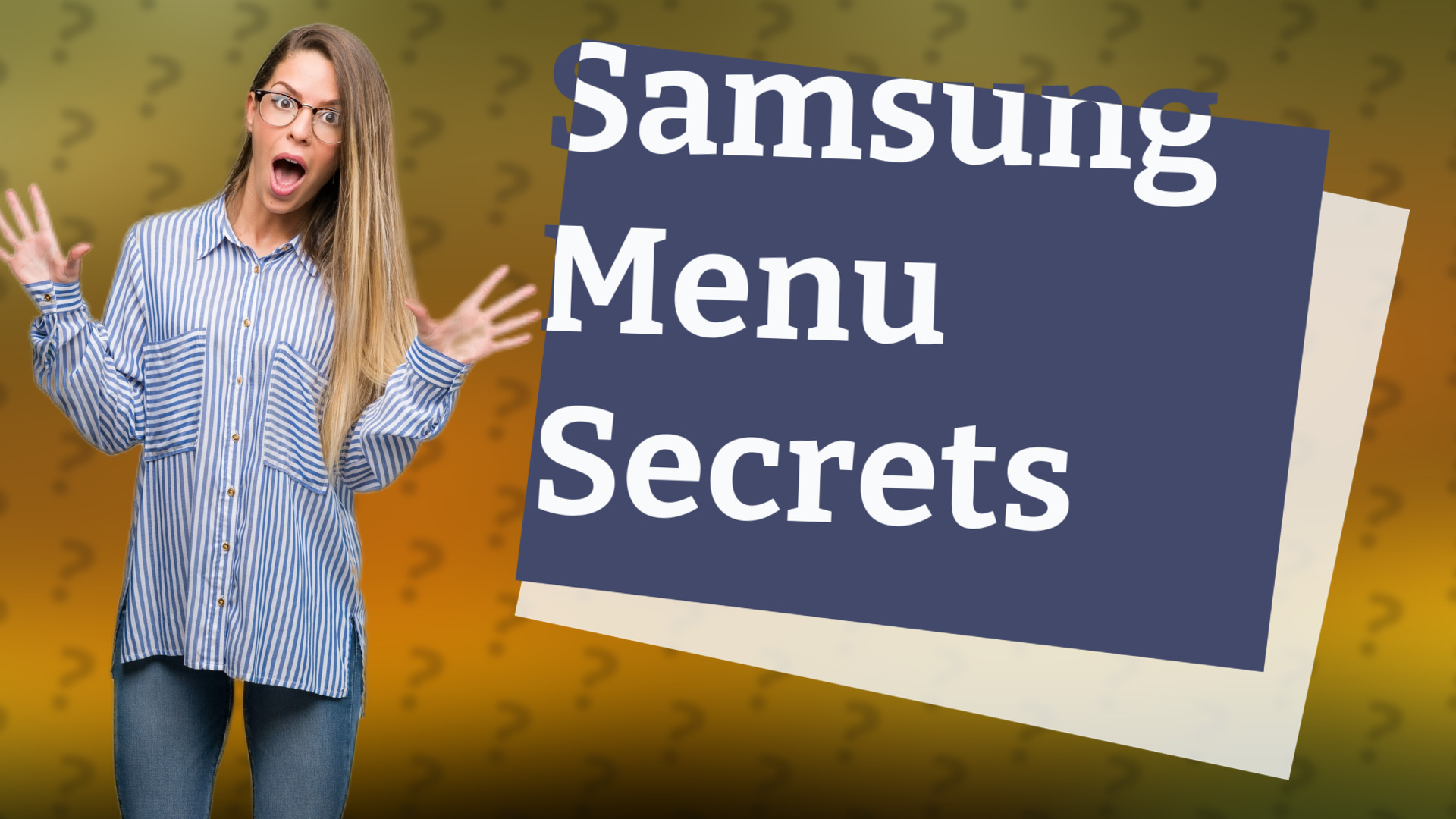Samsung Menu Secrets