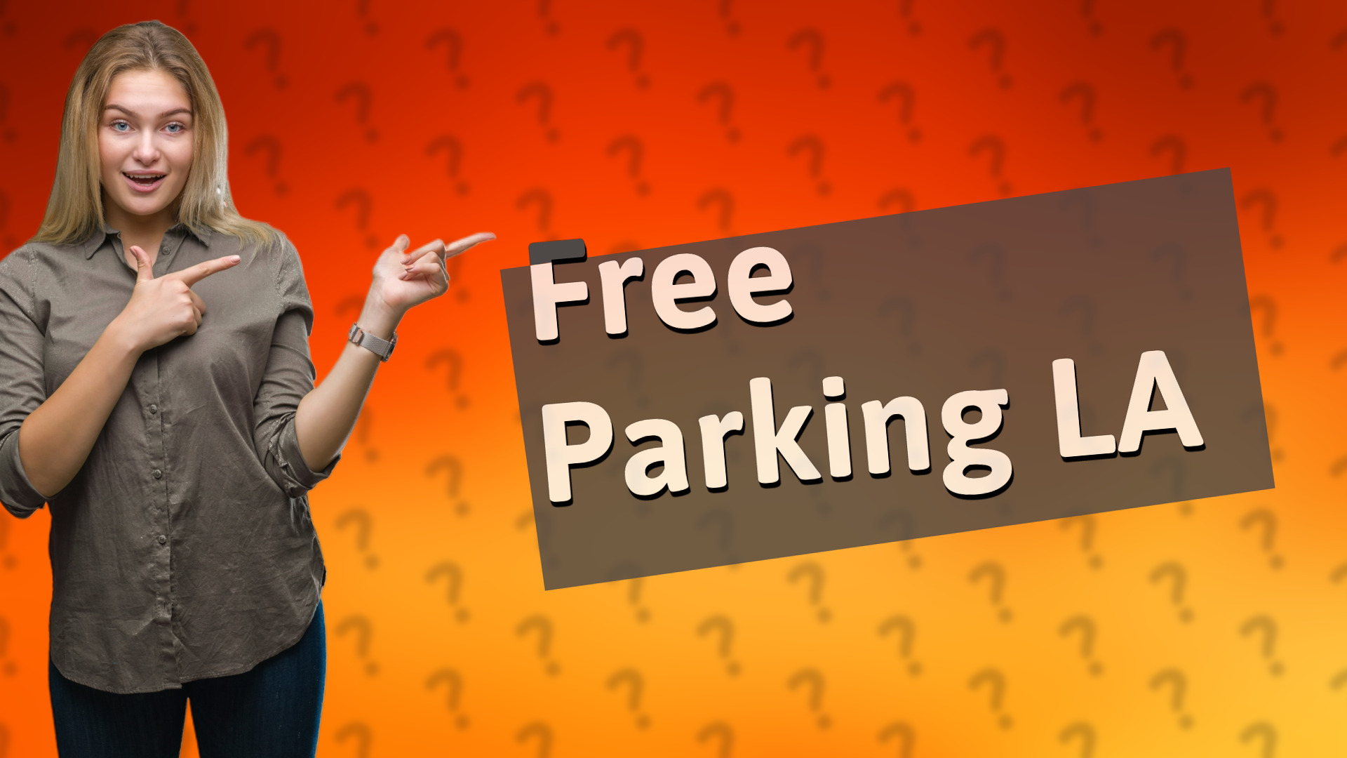 Free Parking LA