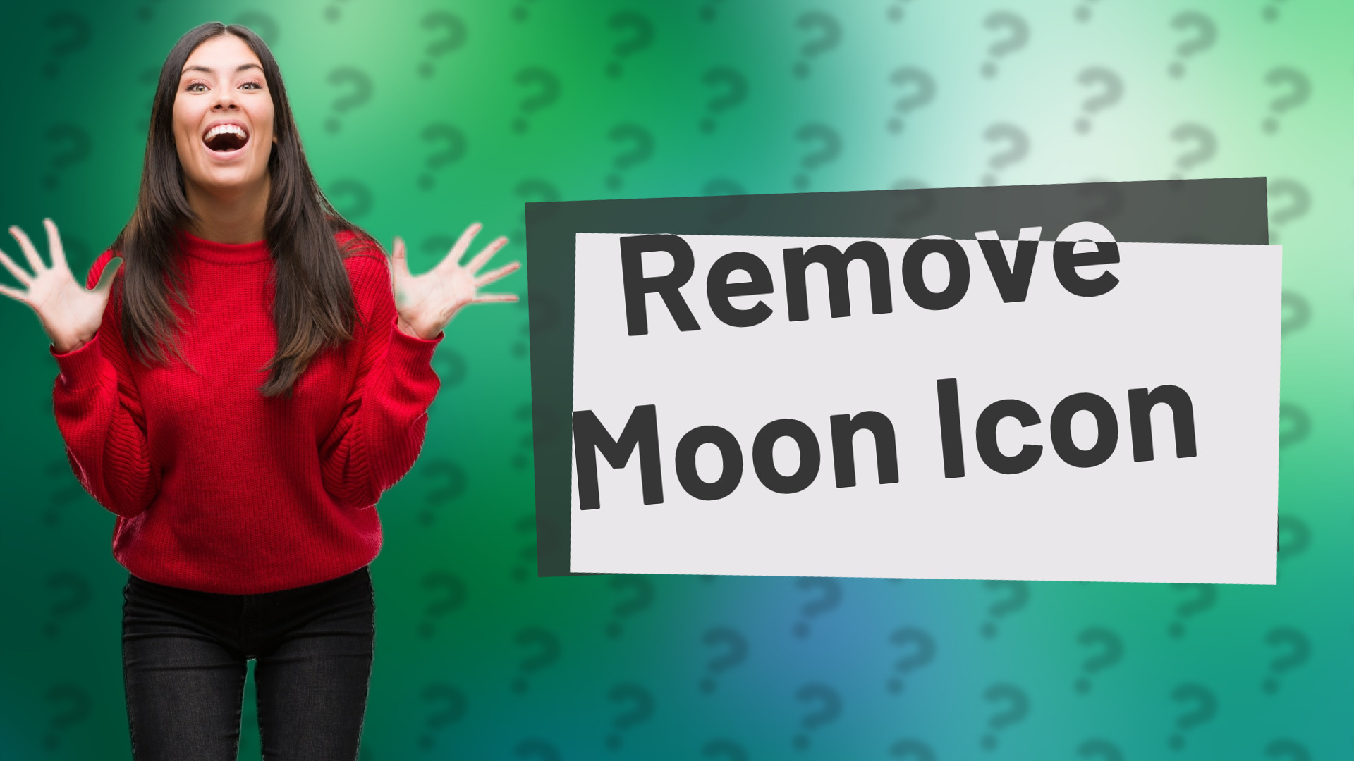 Remove Moon Icon