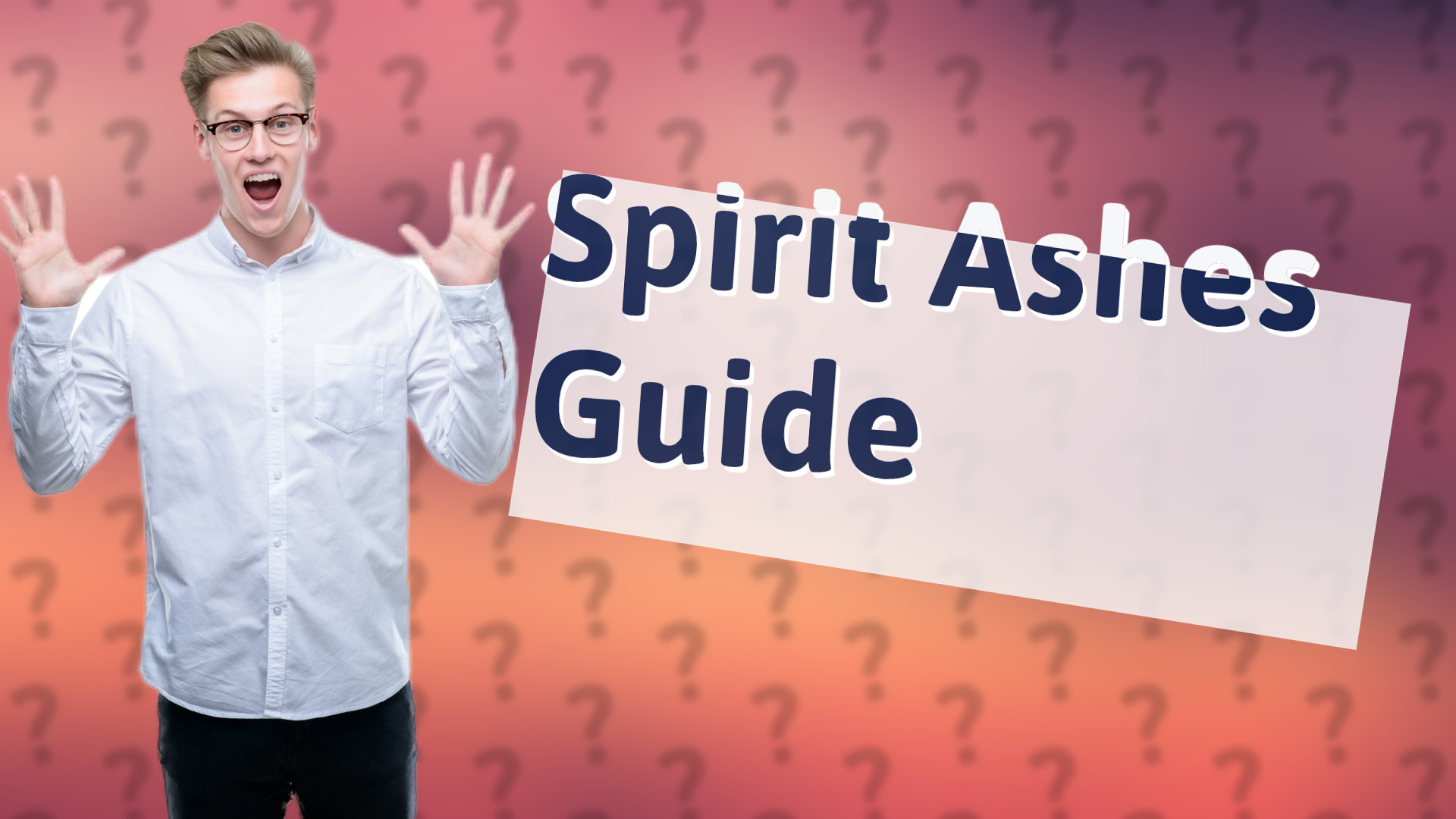 Spirit Ashes Guide