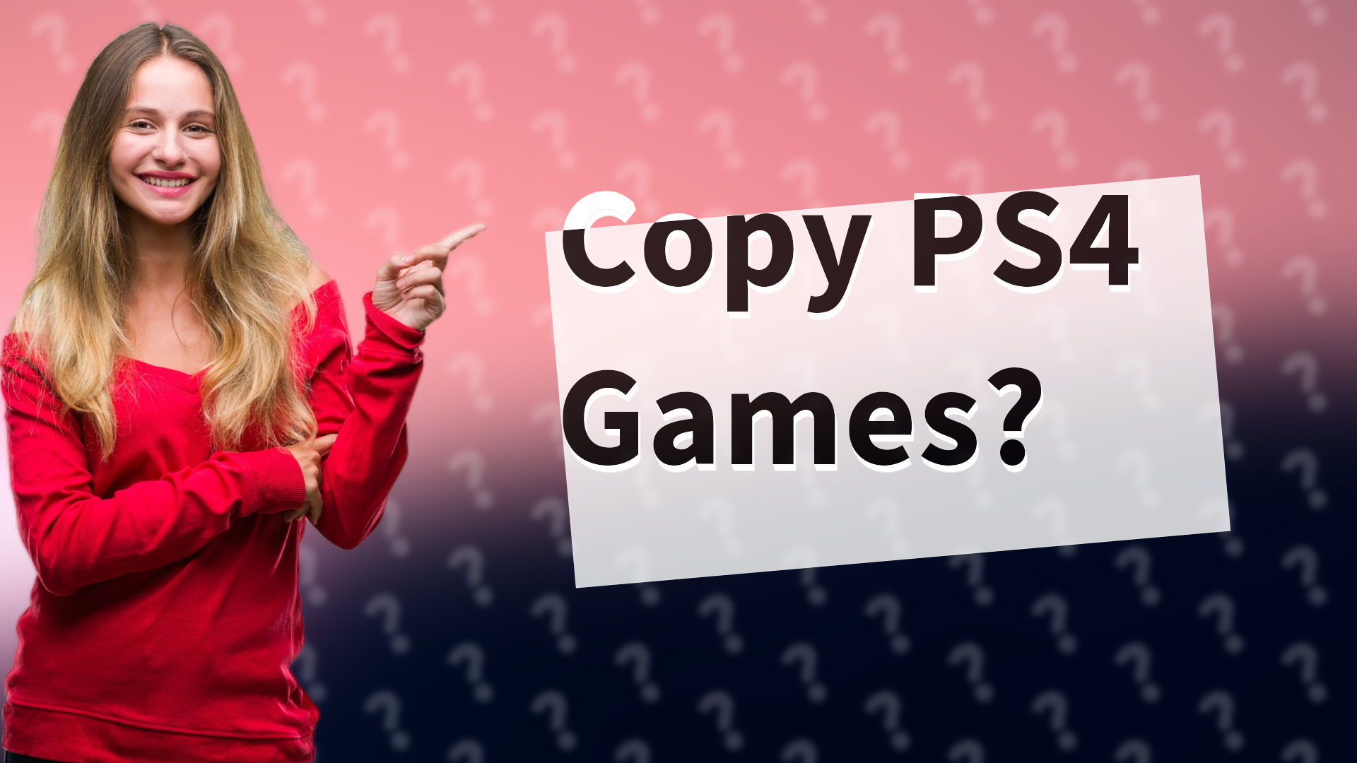 Copy PS4 Games?