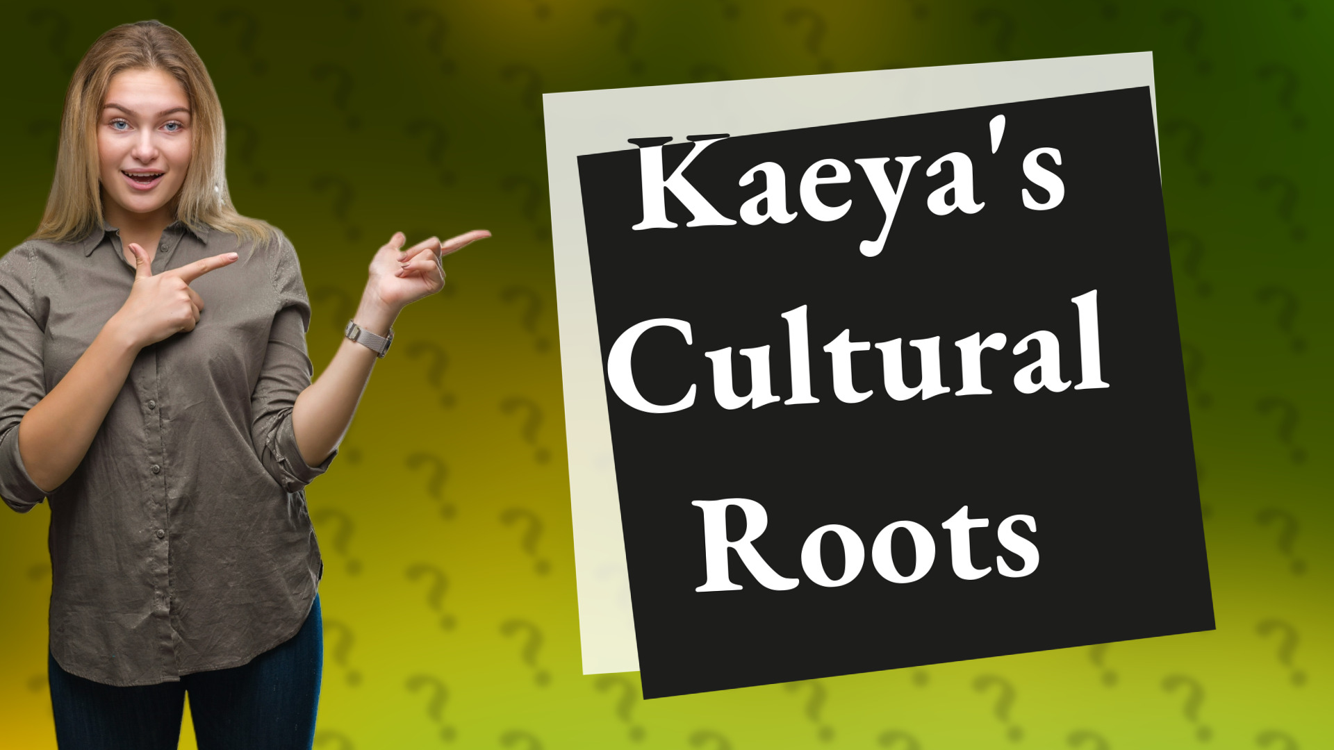 Kaeya's Cultural Roots