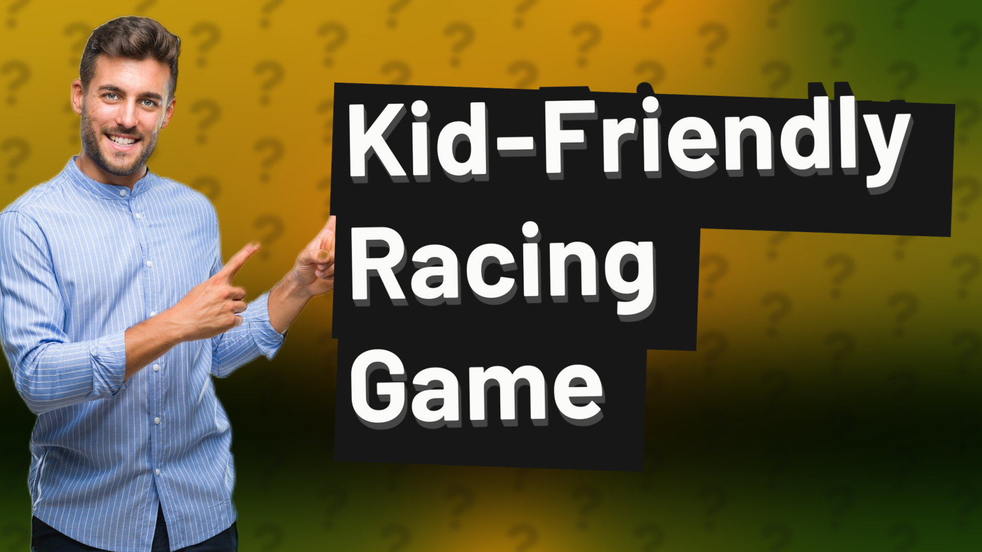 Kid-Friendly Racing Game