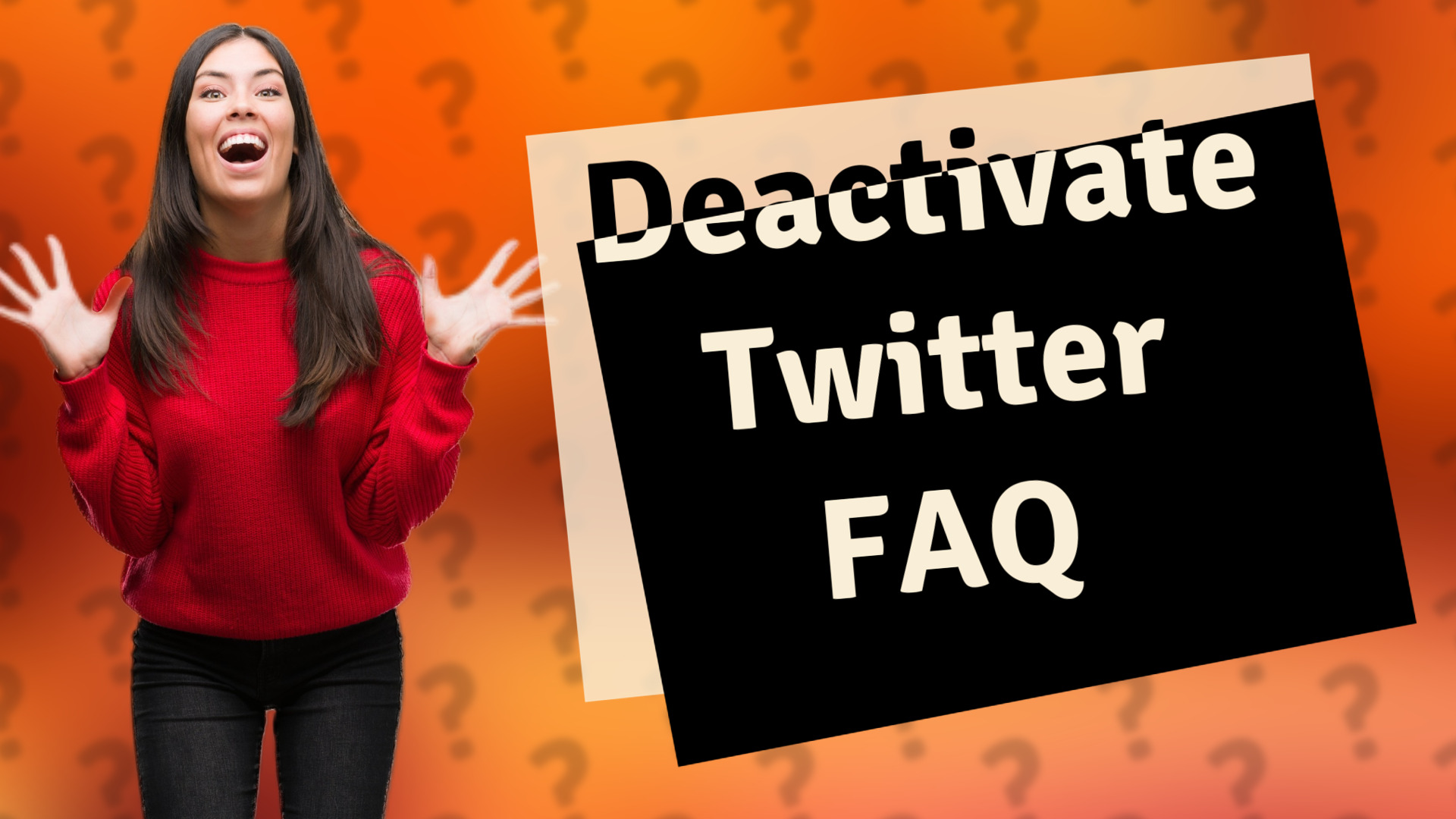 Deactivate Twitter FAQ