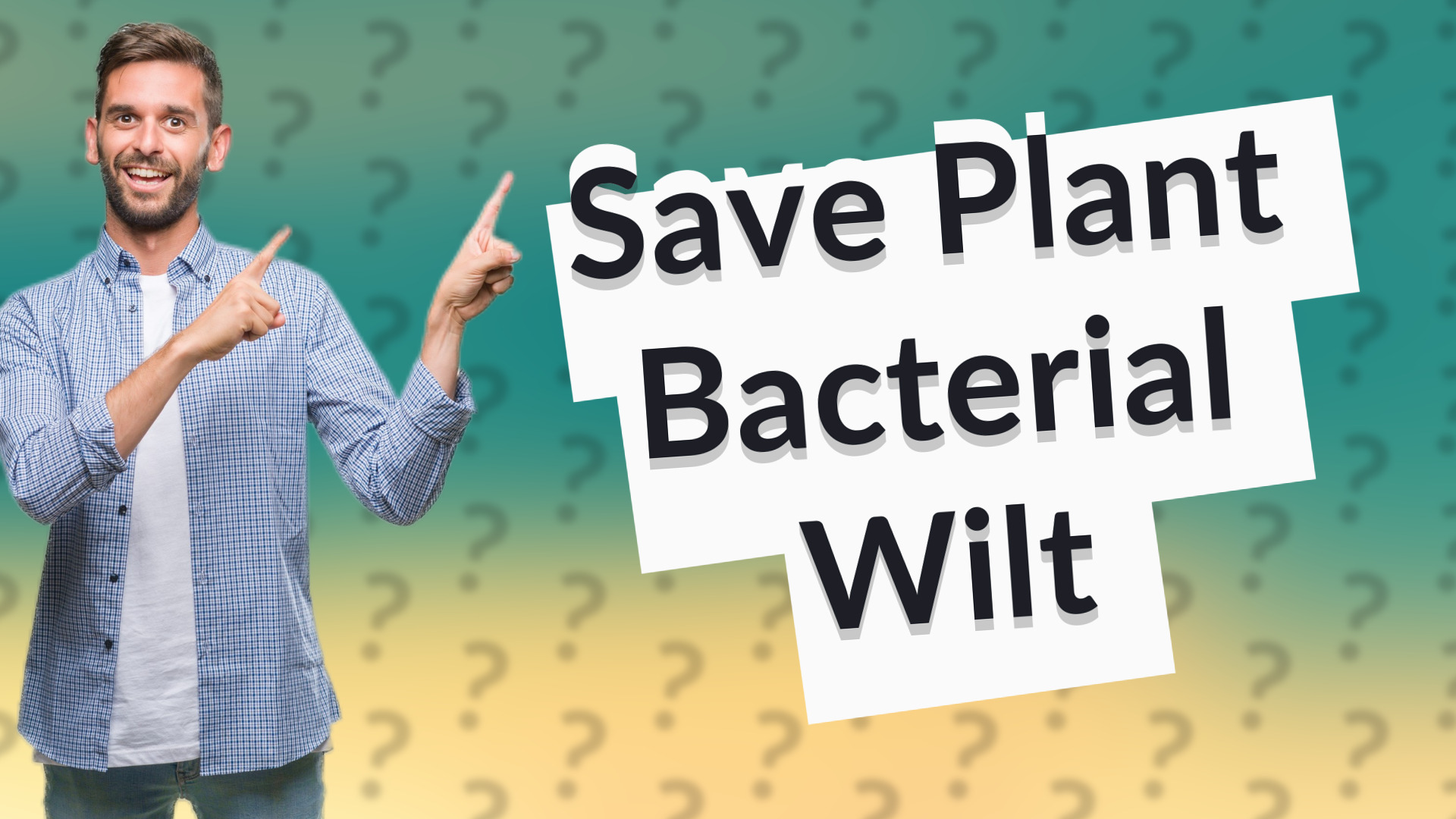 Save Plant Bacterial Wilt