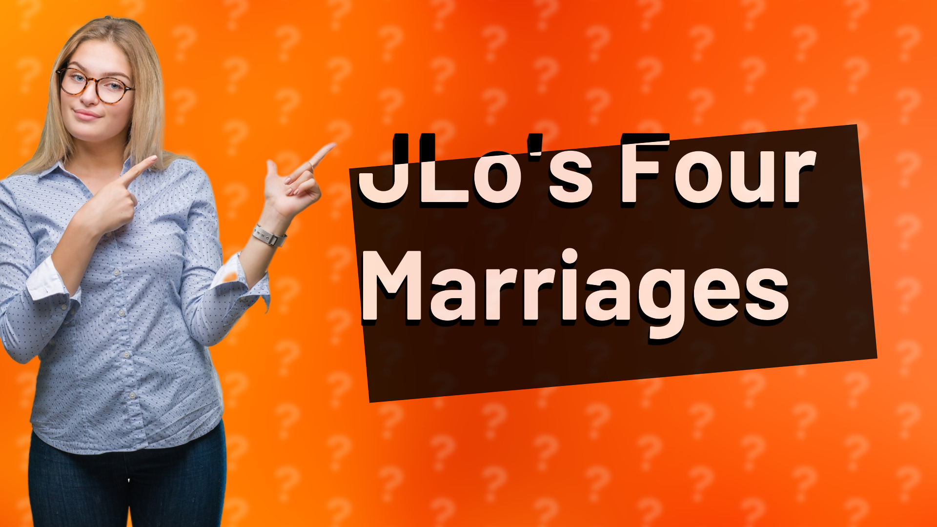 JLo's Four Marriages