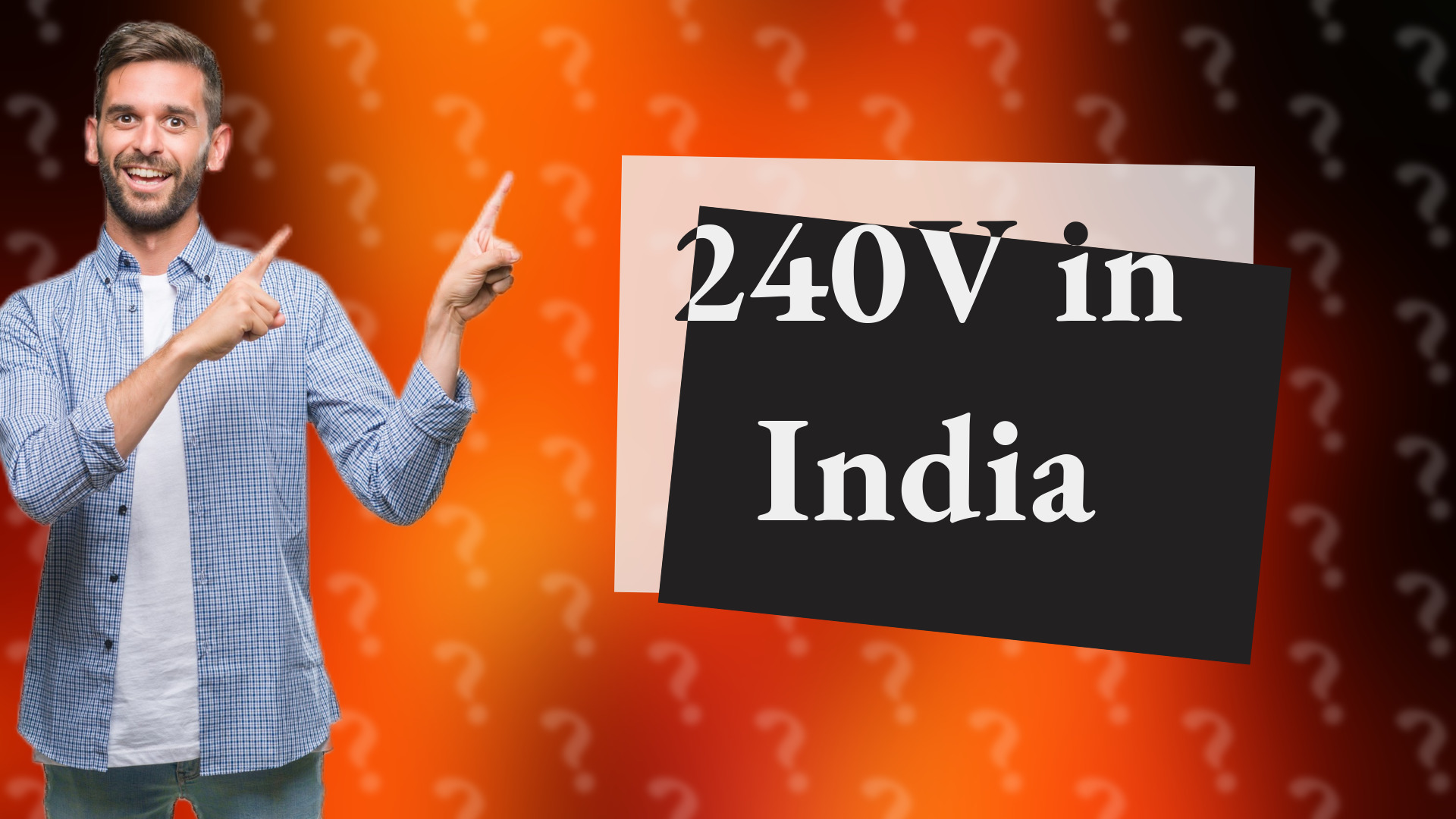 240V in India