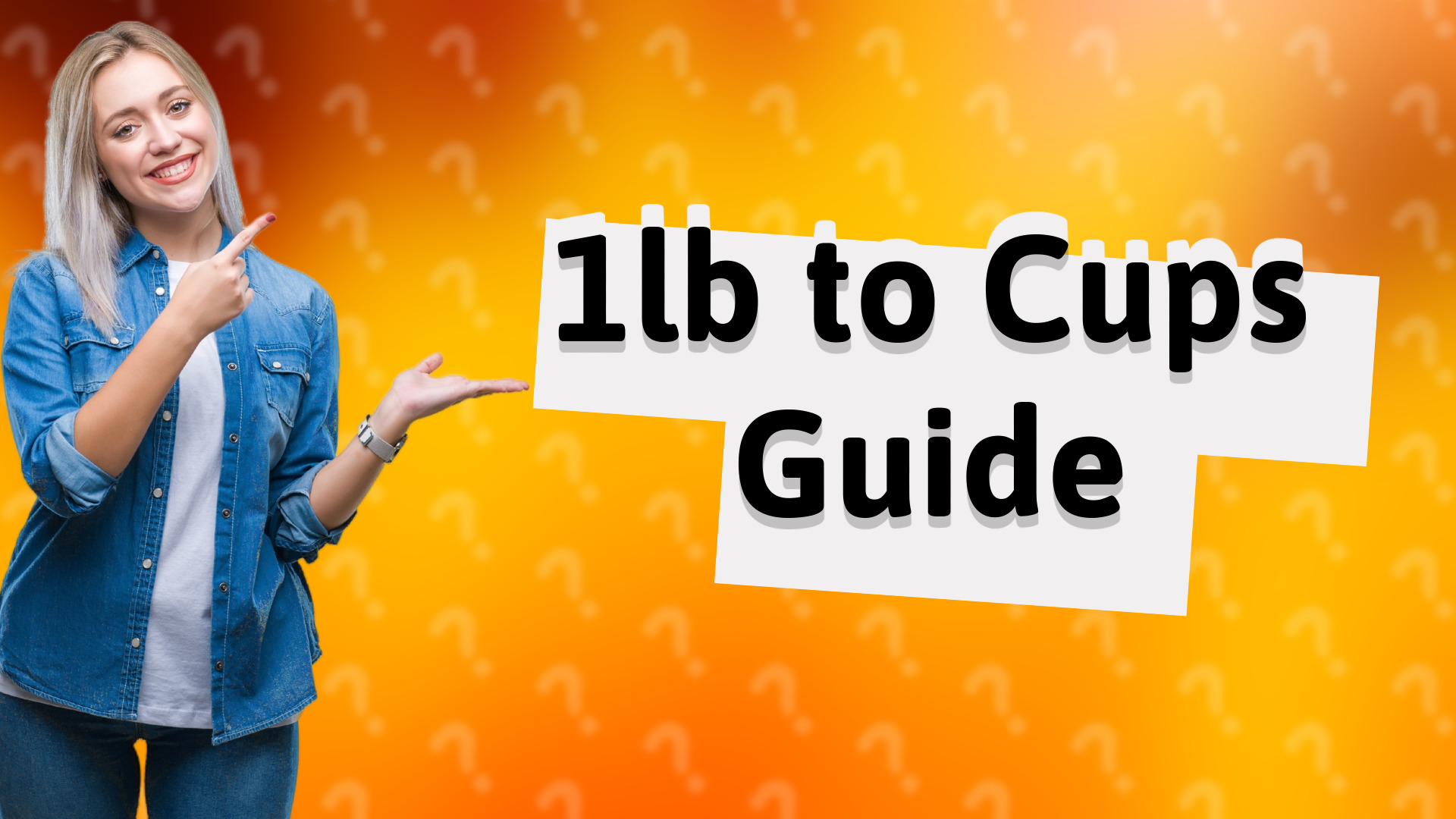1lb to Cups Guide