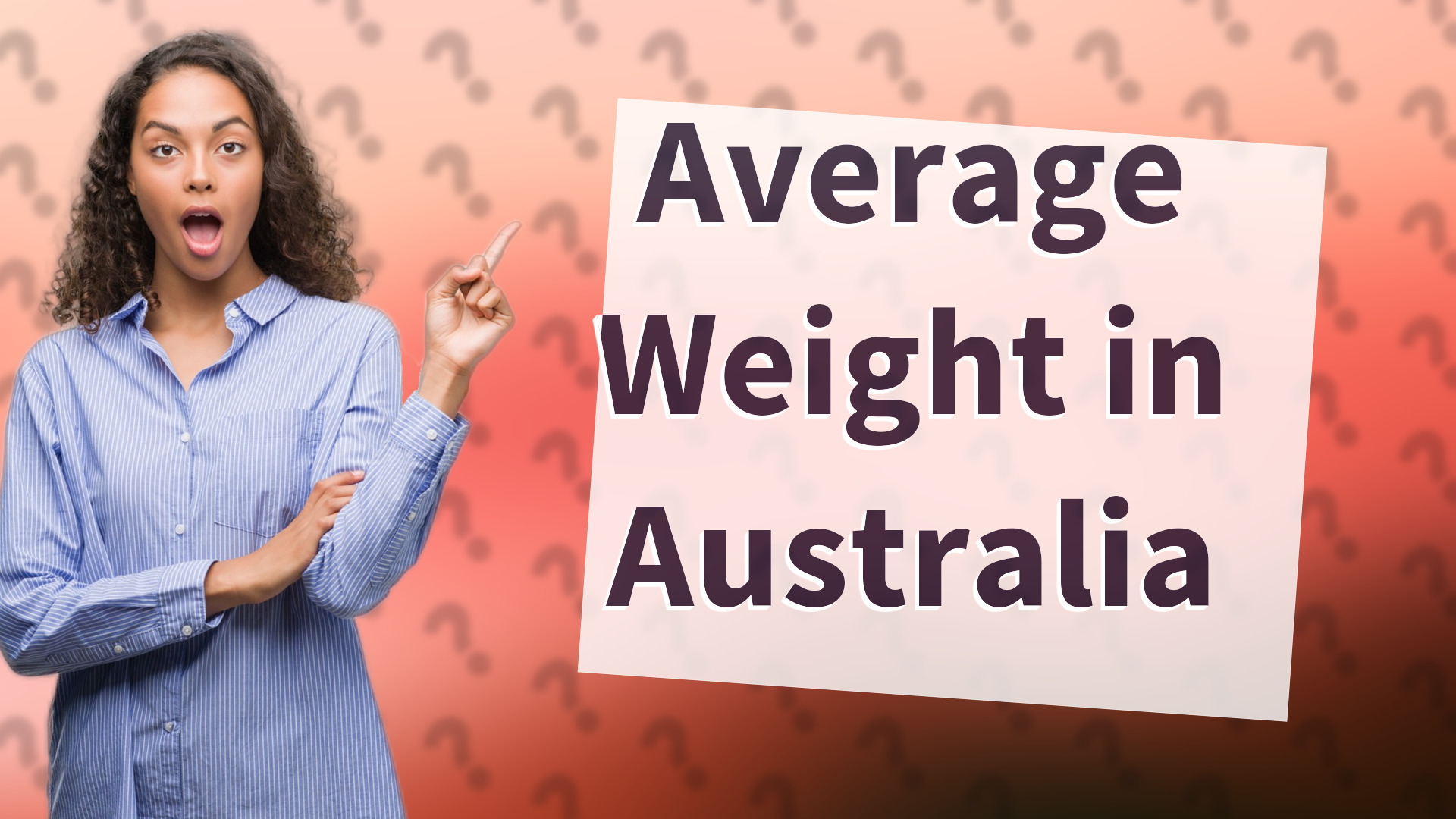 Average Weight in Australia