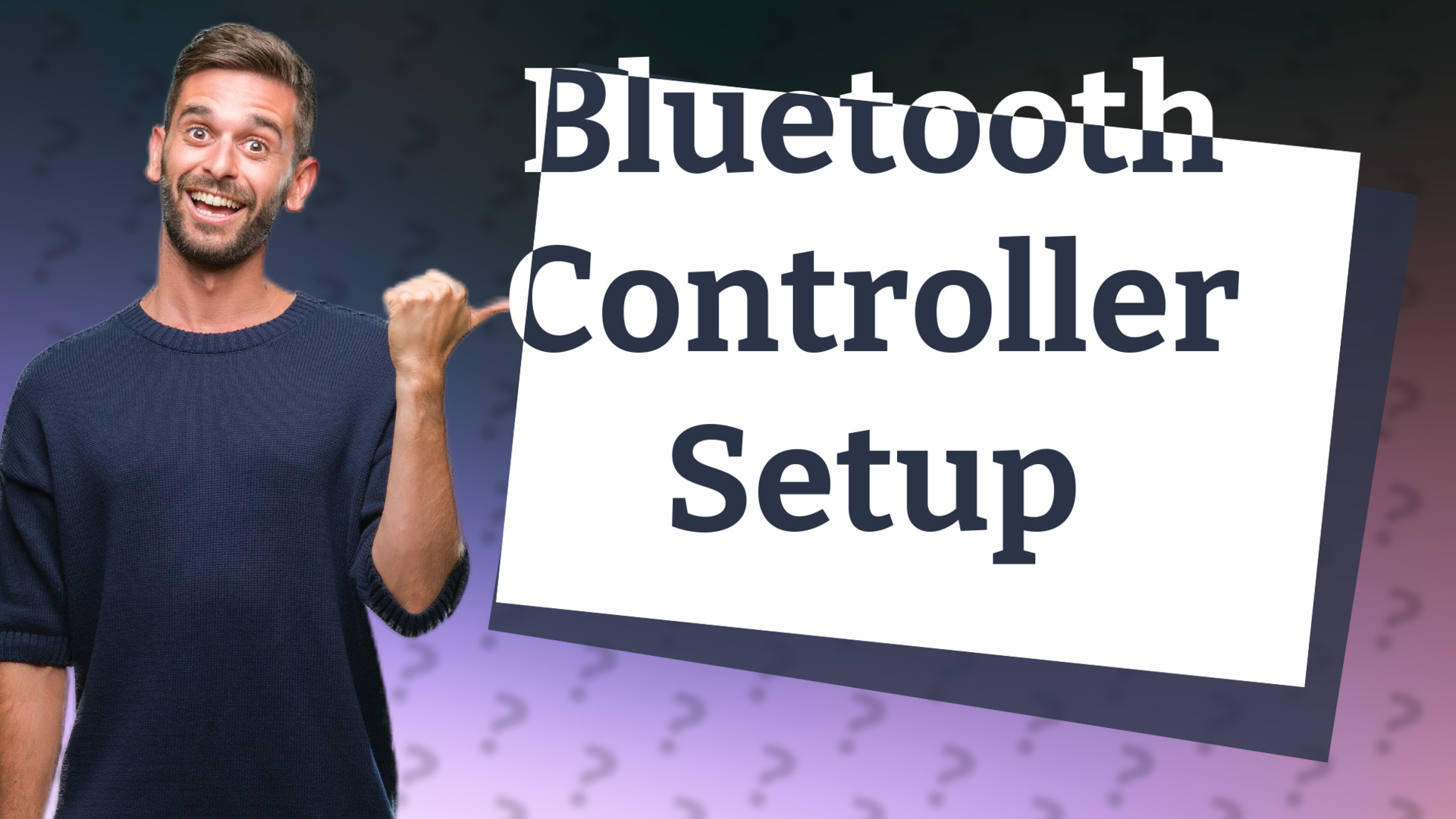 Bluetooth Controller Setup