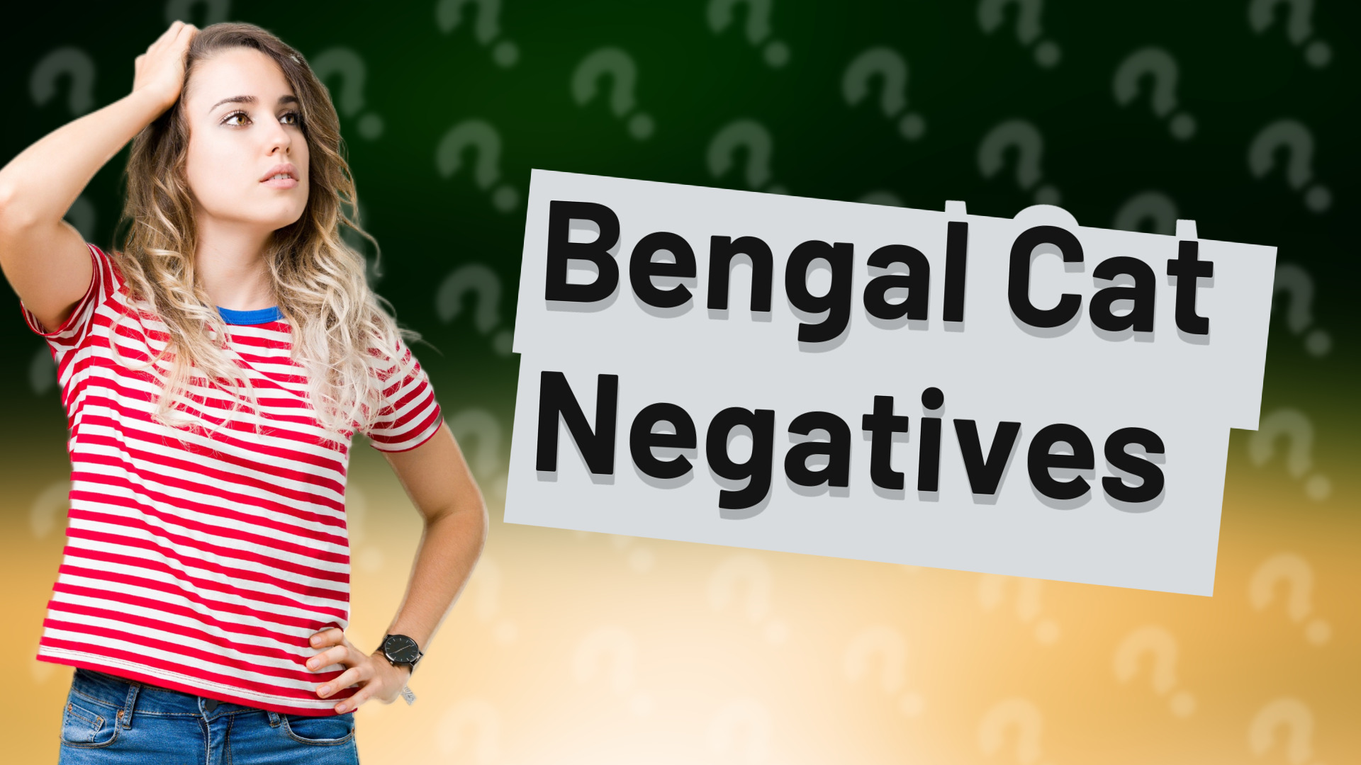 Bengal Cat Negatives