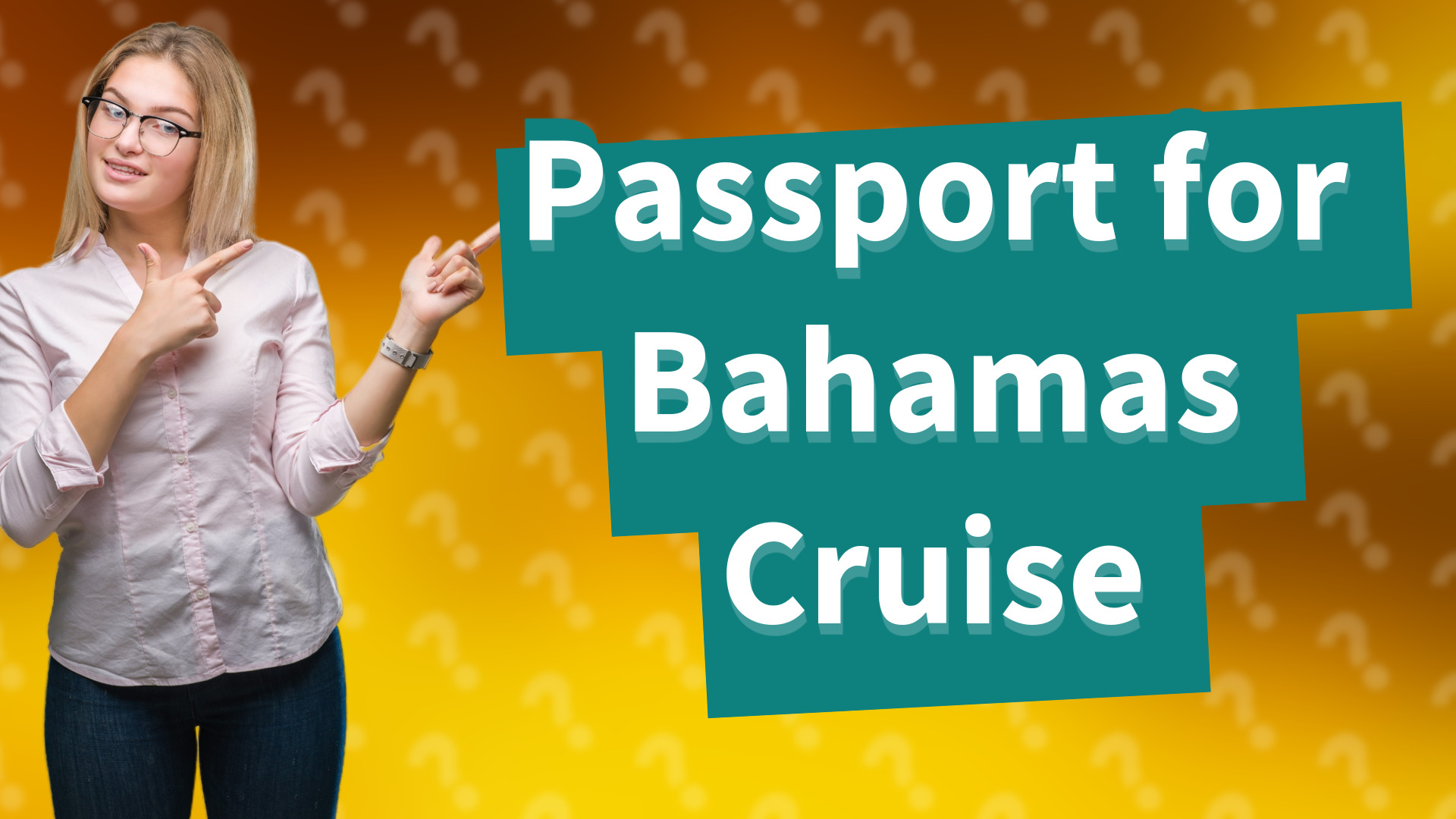 Passport for Bahamas Cruise