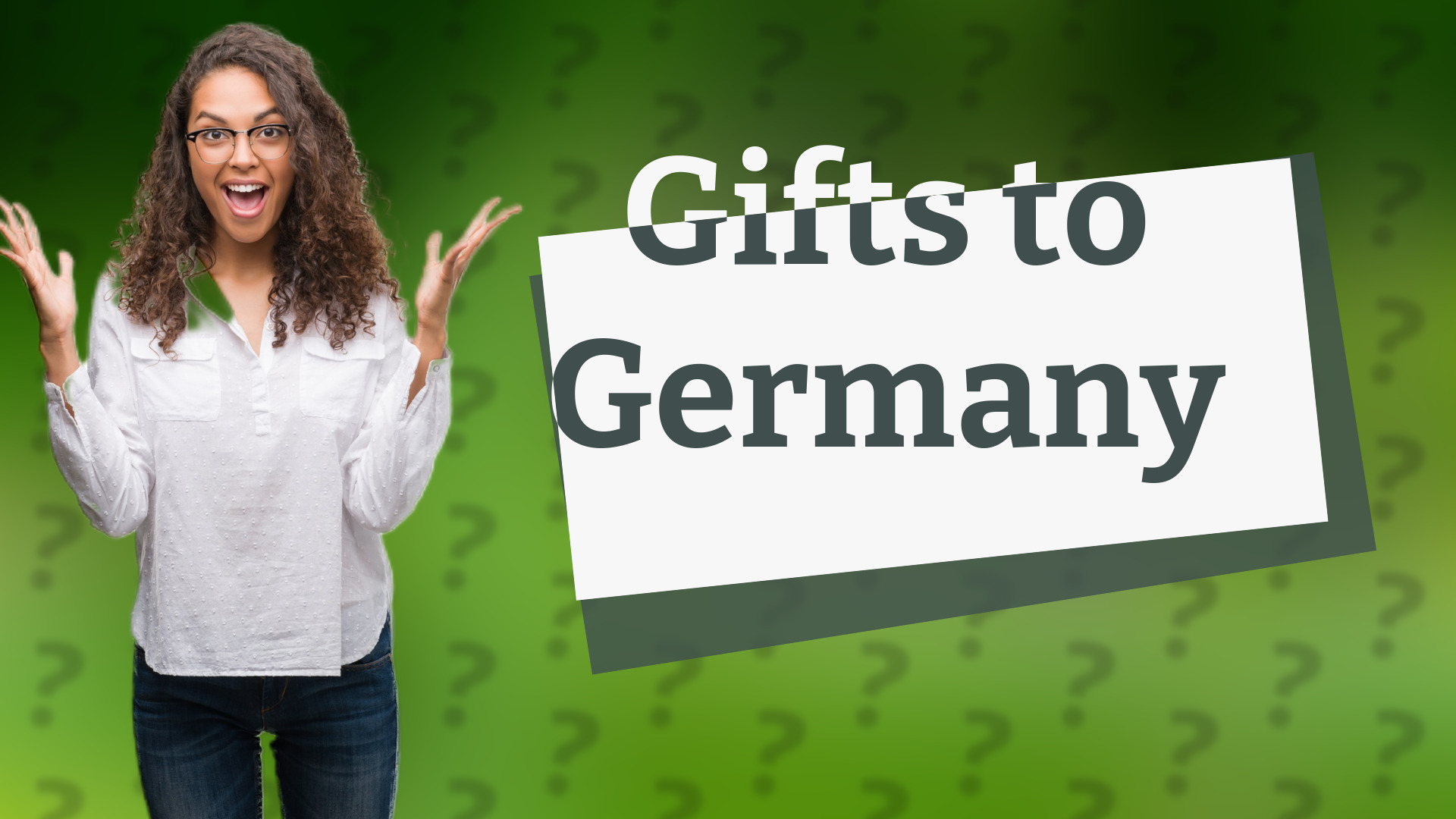 Gifts to Germany