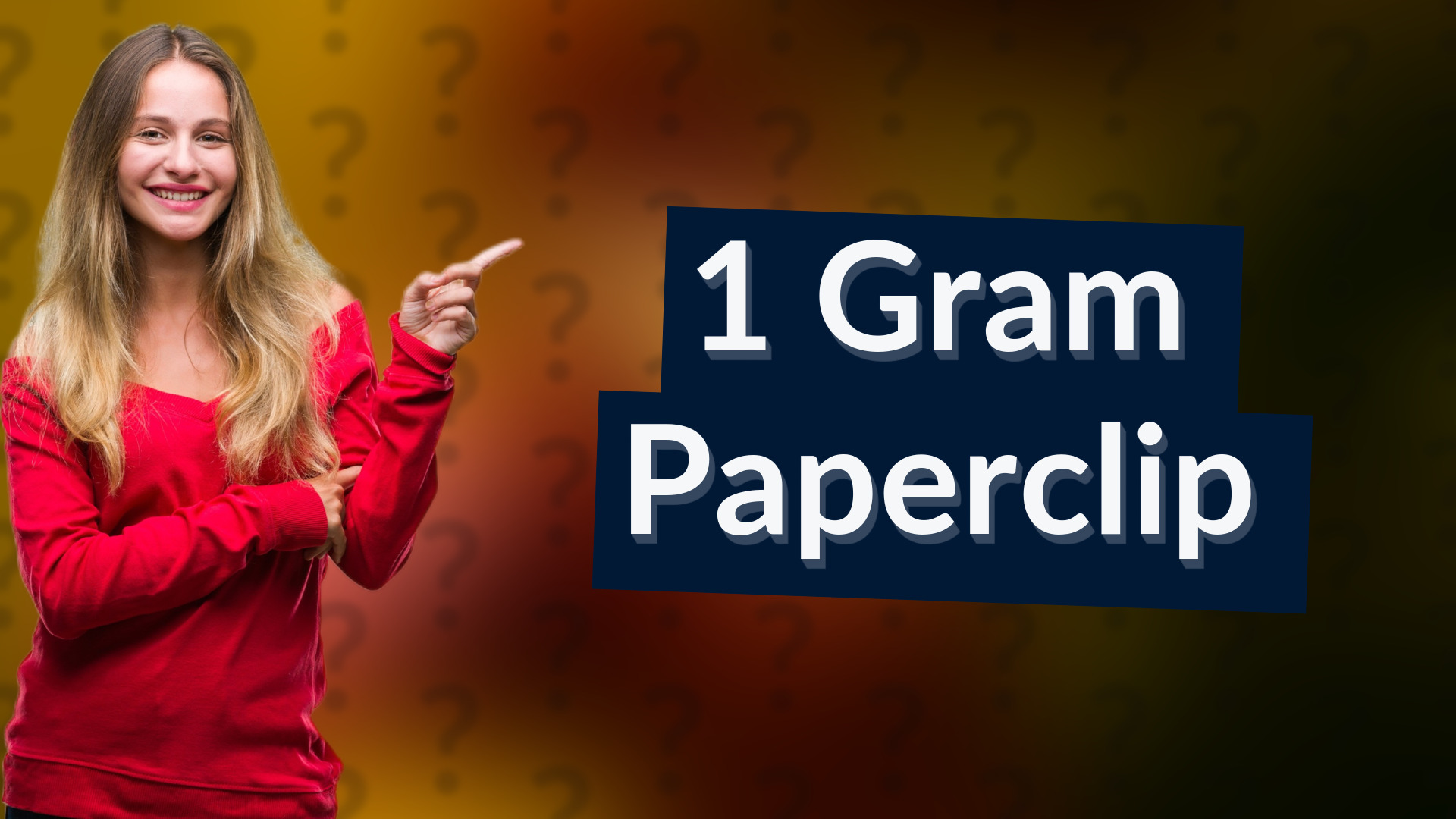 1 Gram Paperclip