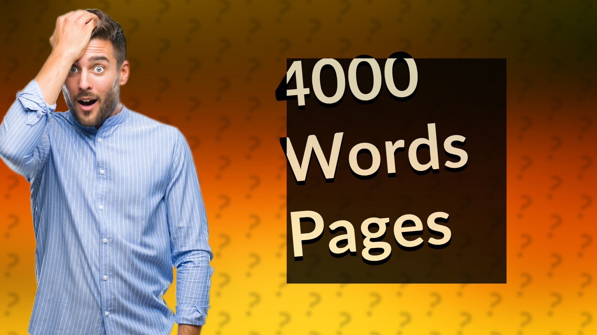 4000 Words Pages