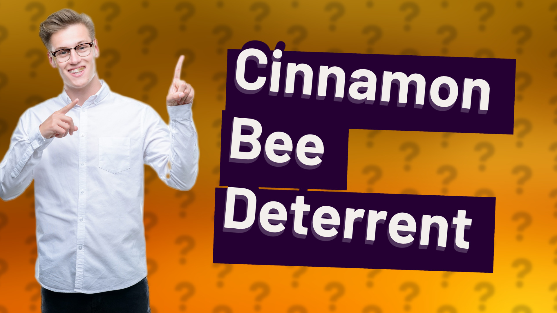Cinnamon Bee Deterrent