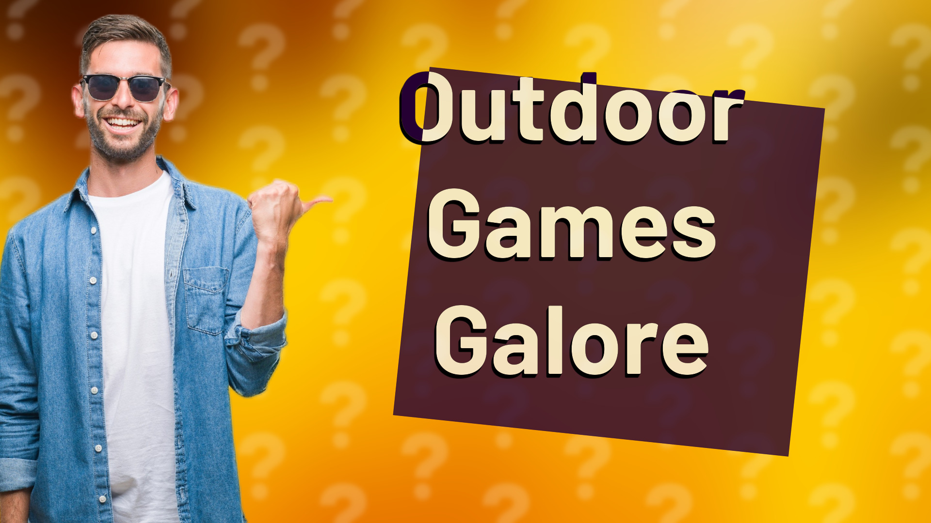 Outdoor Games Galore