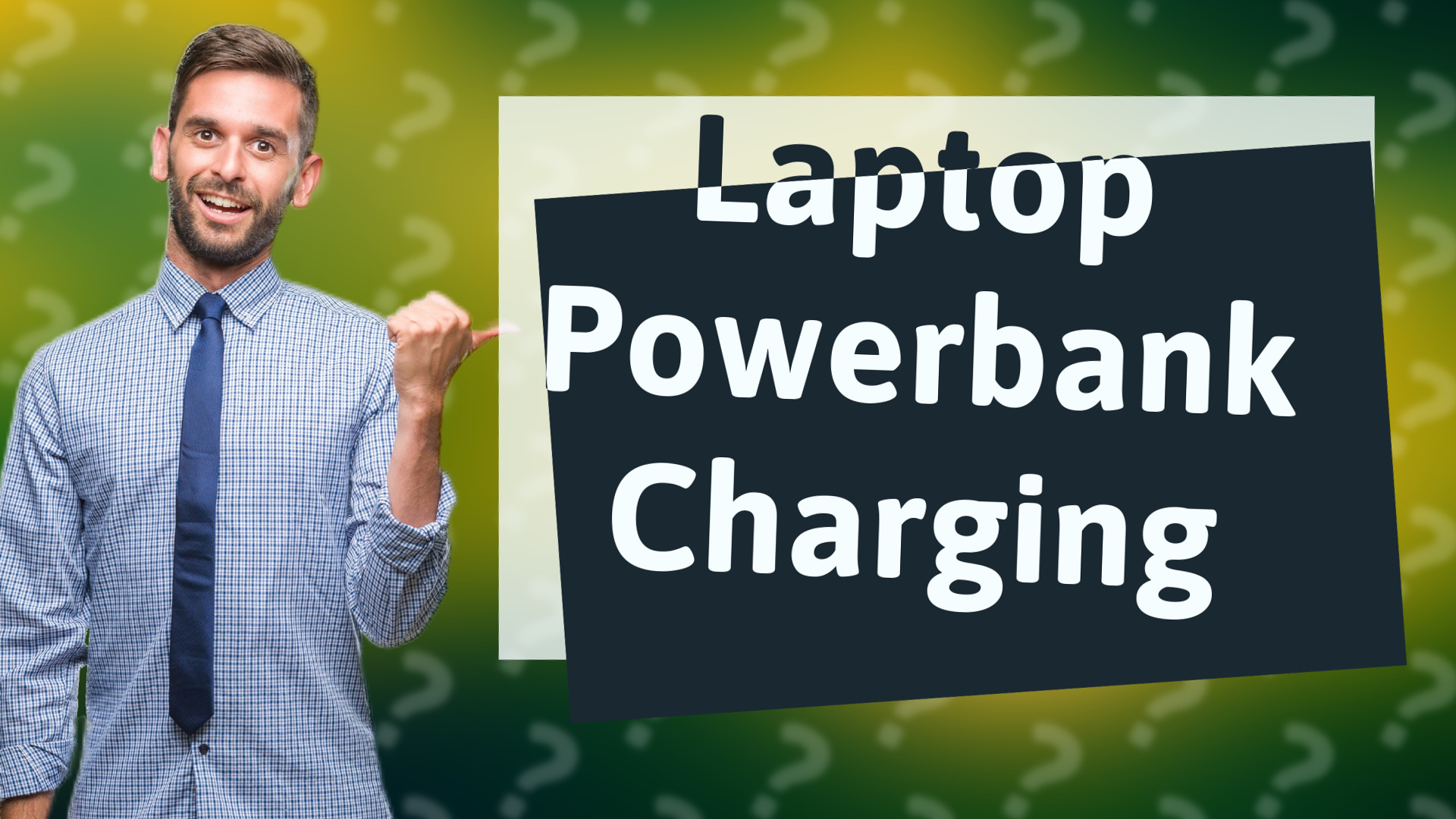Laptop Powerbank Charging