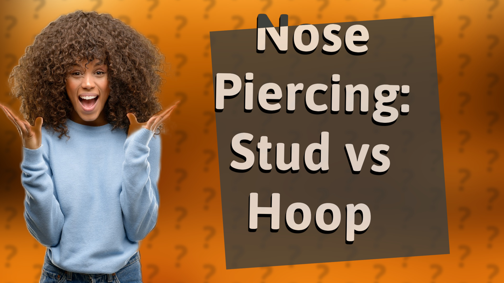Nose Piercing: Stud vs Hoop