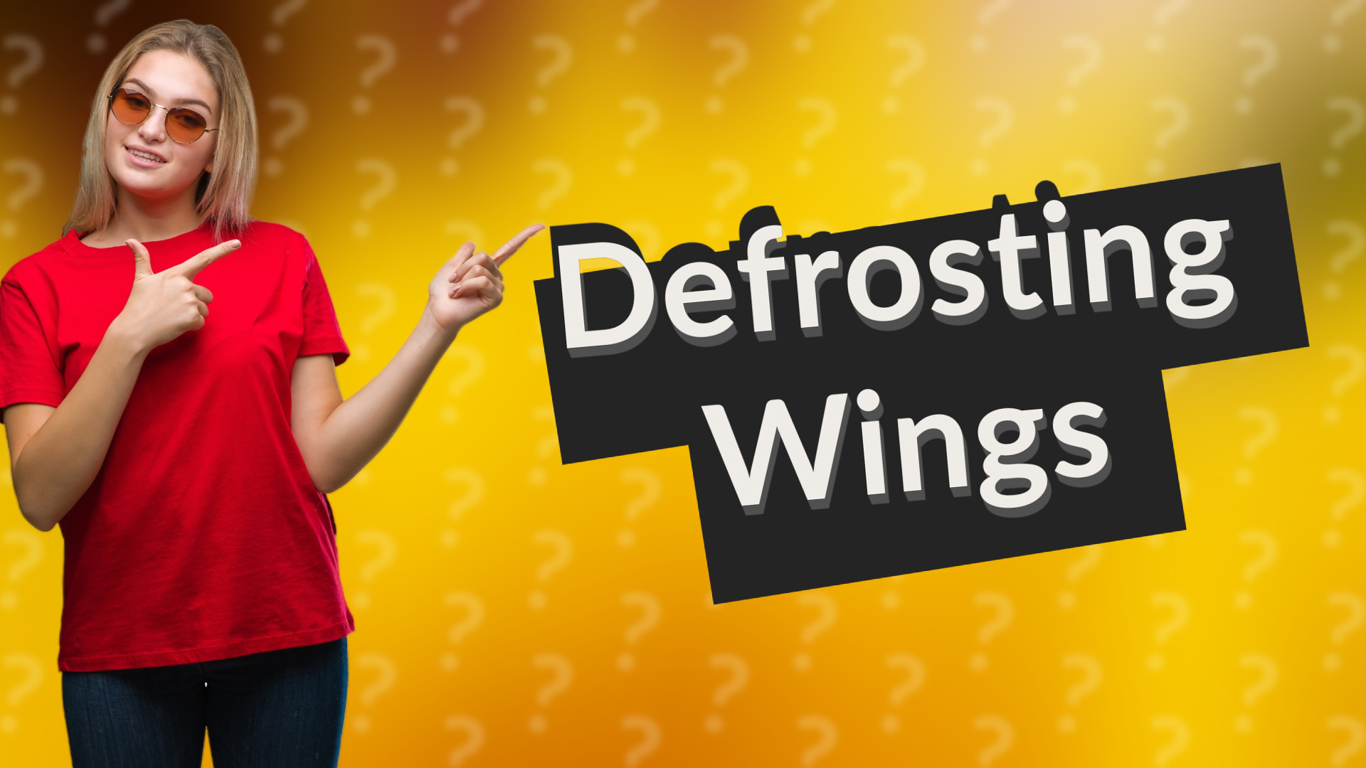 Defrosting Wings