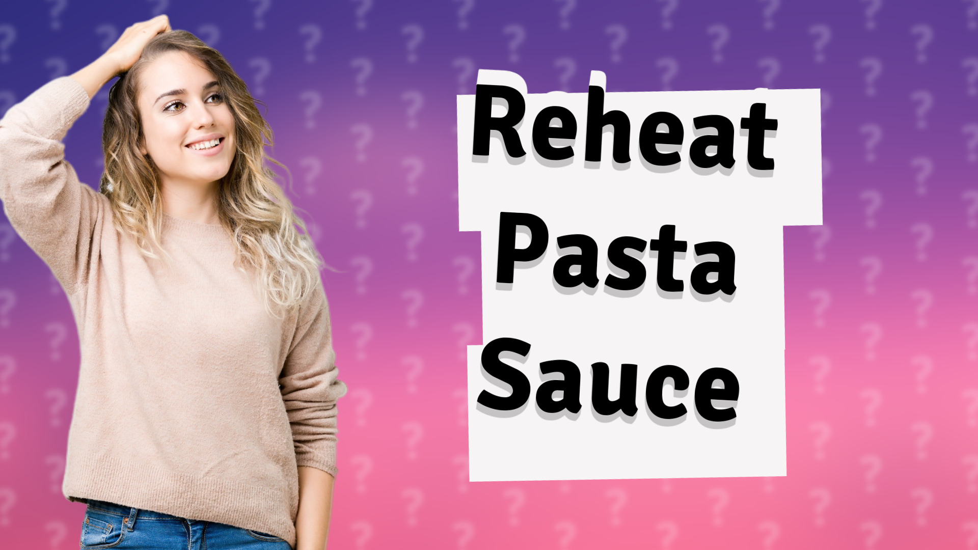 Reheat Pasta Sauce